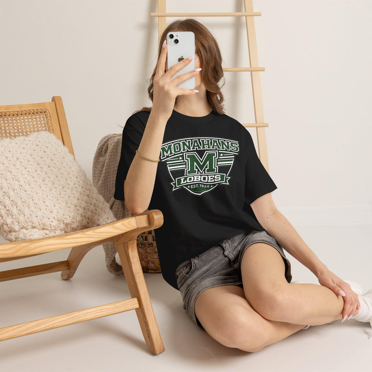 Monahans Loboes M Logo Tee