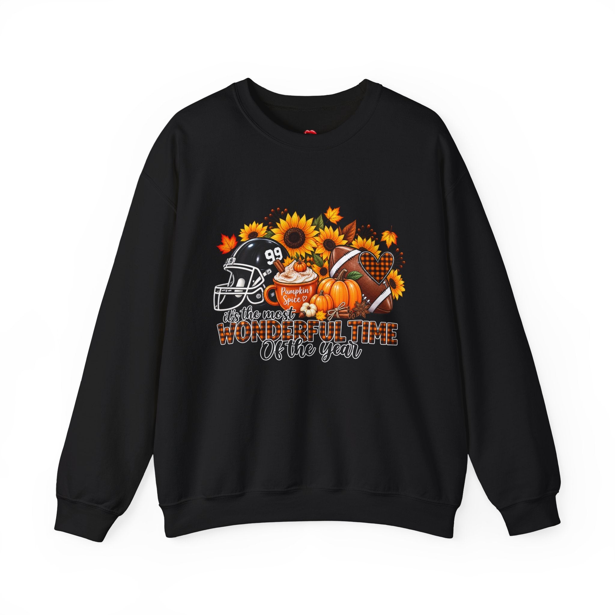 It's the Most Wonderful Time of the Year Pumpkin & Sunflower Fall  Crewneck
