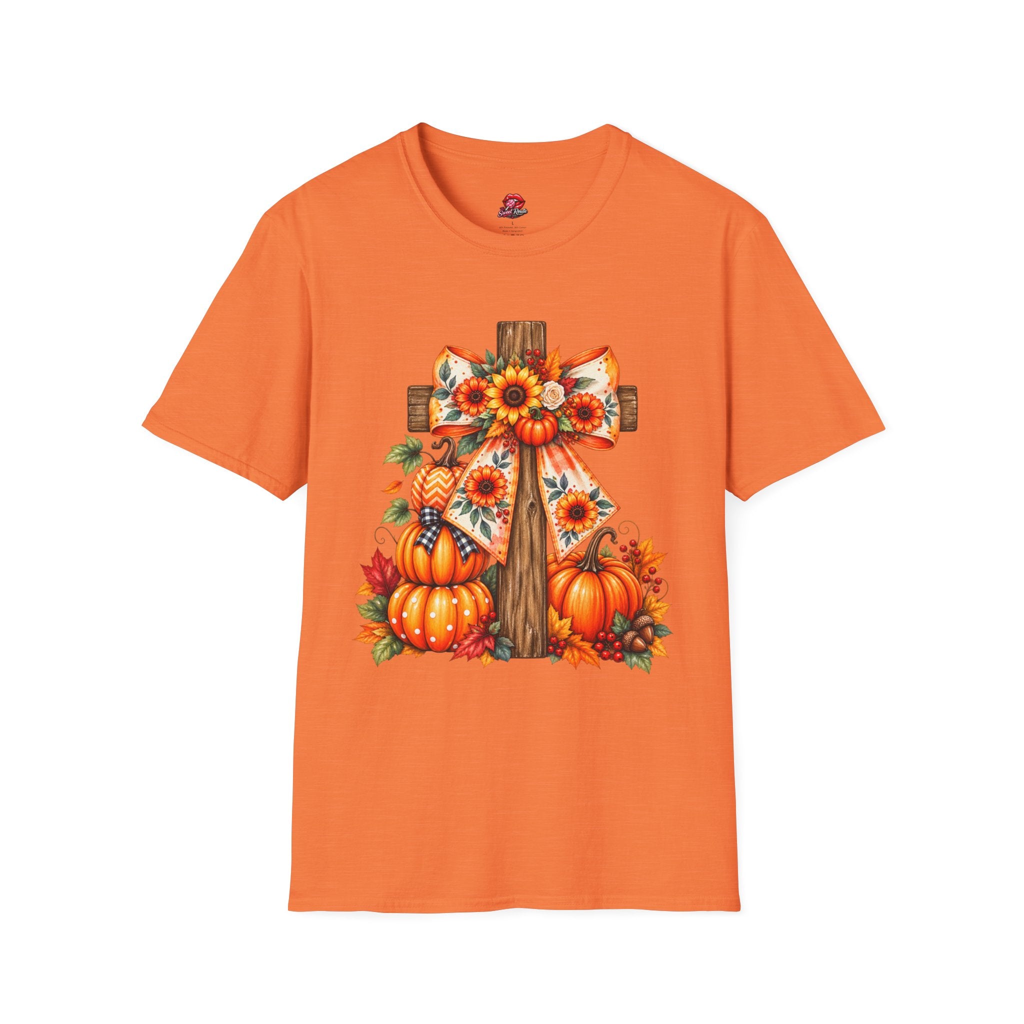 Autumn Sunflower Faith Harvest Tee
