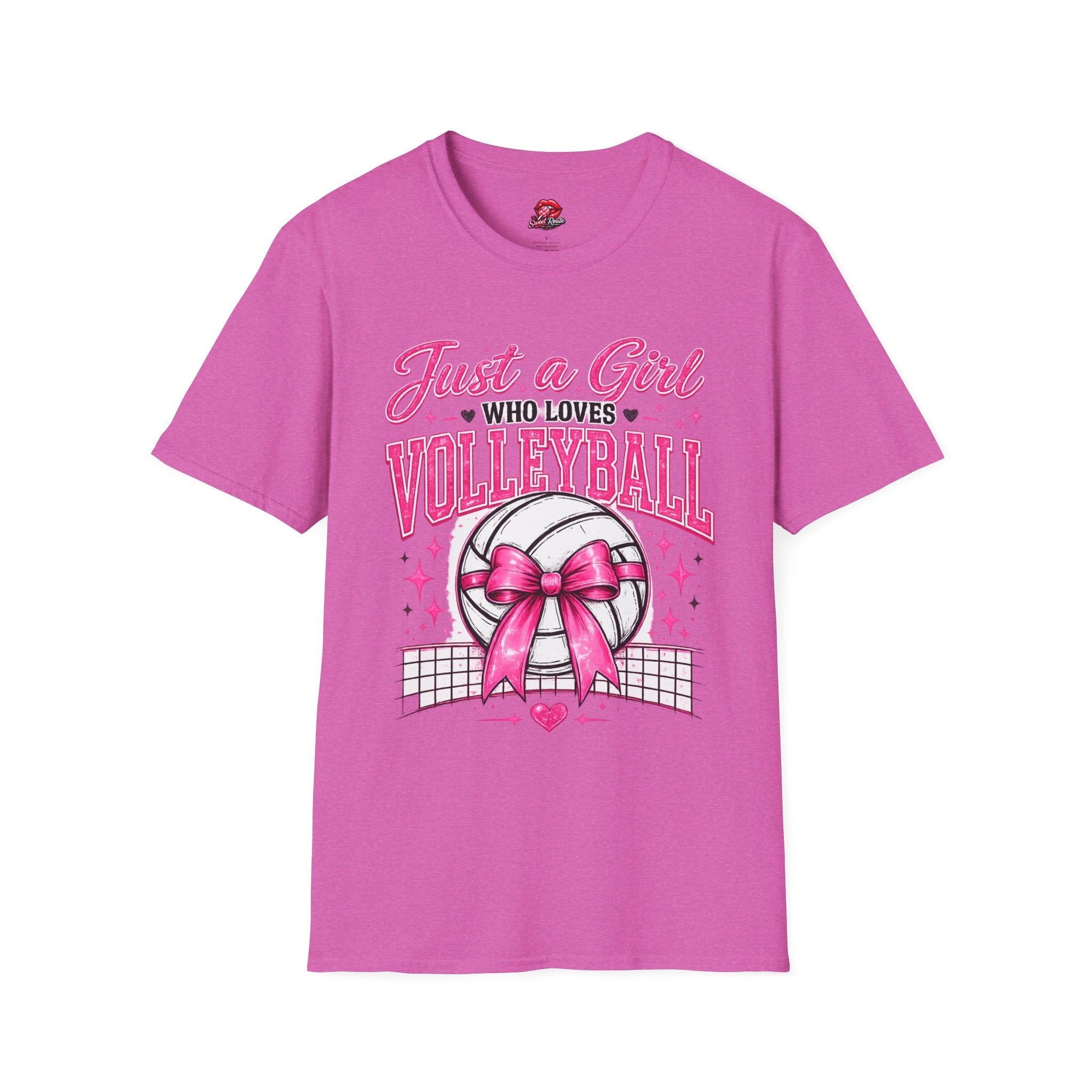 Just Girl Who Loves Volleyball Tee