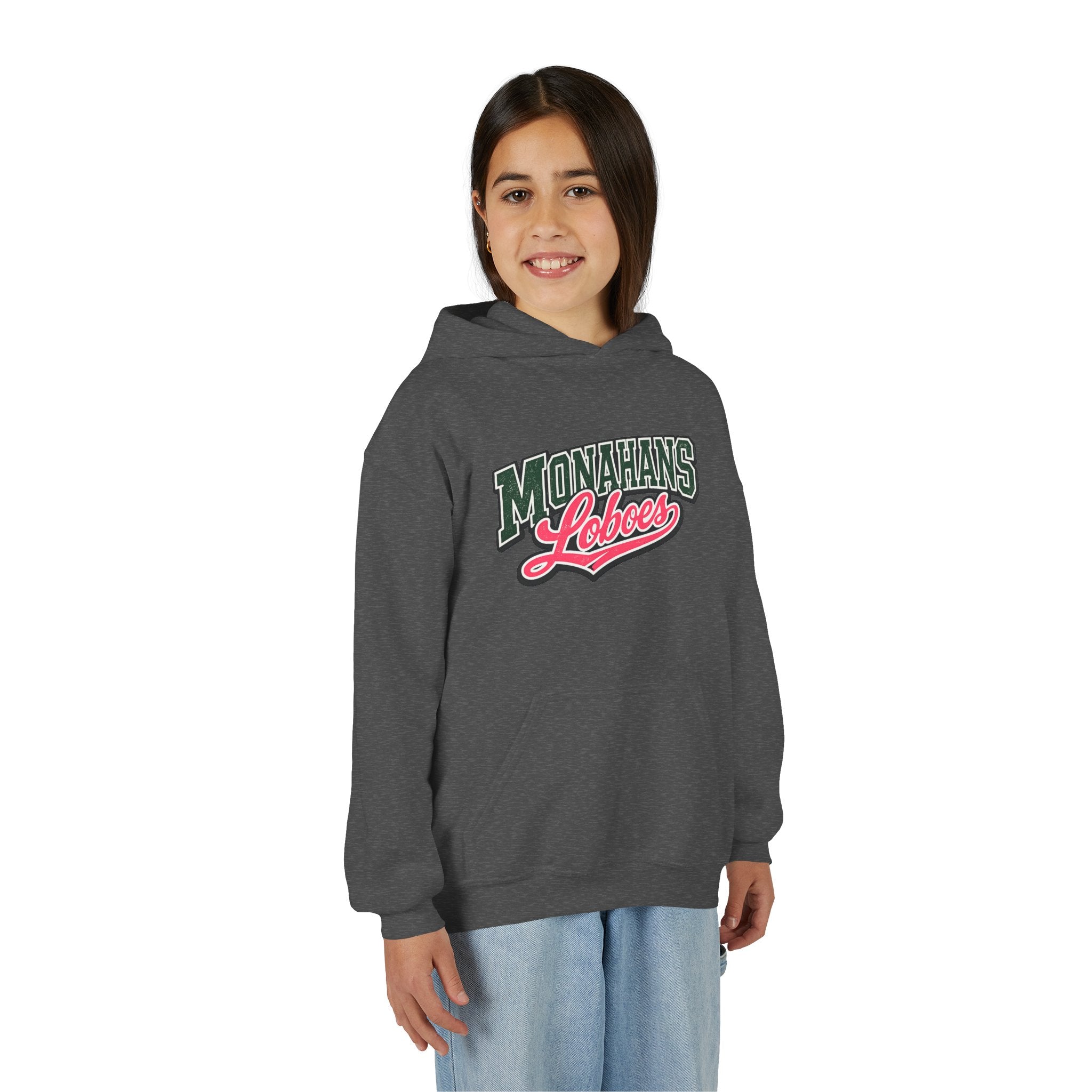 Monahans Loboes Youth Hoodie – Vintage School Spirit Pullover