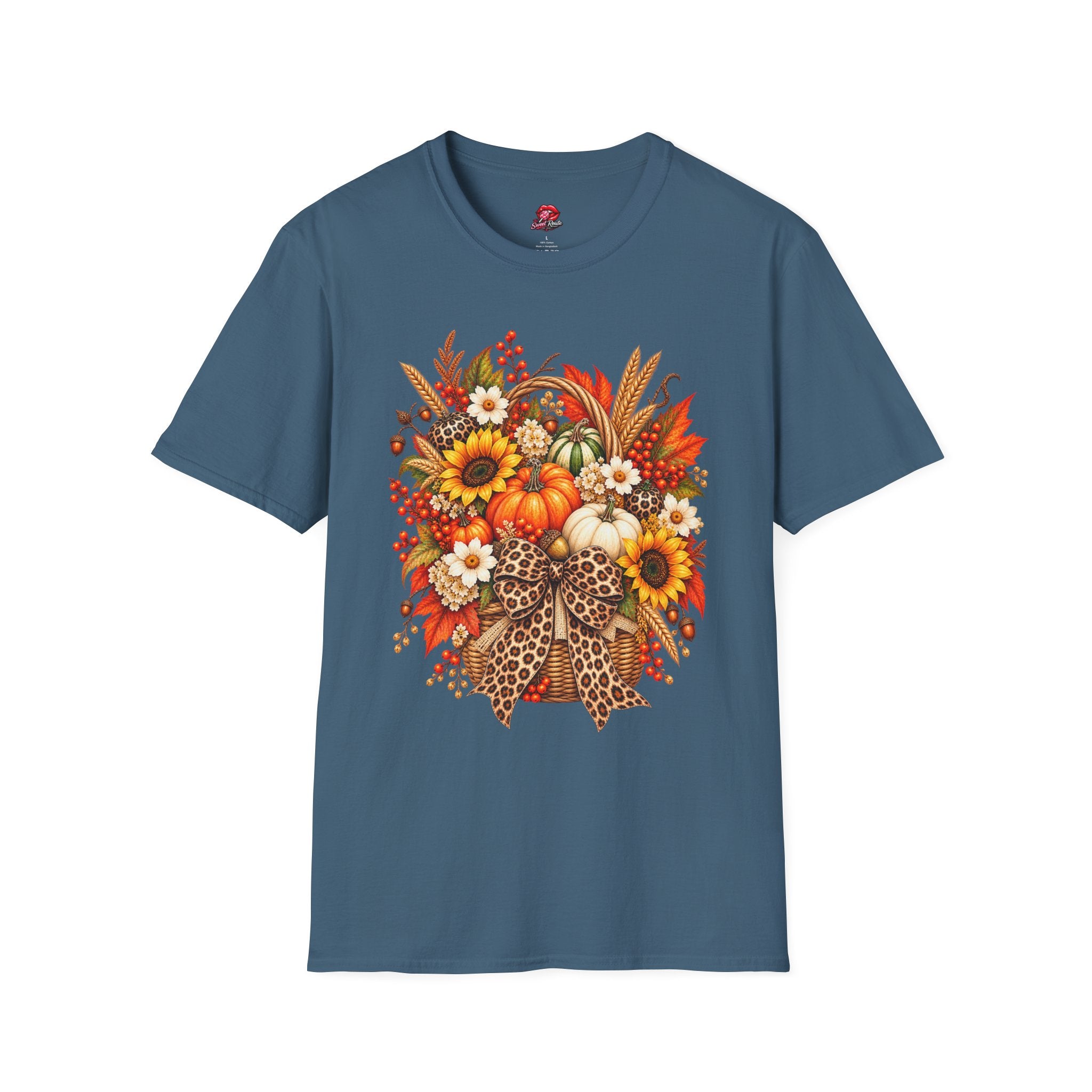 Pumpkins, Sunflowers & Fall Bouquet Tee
