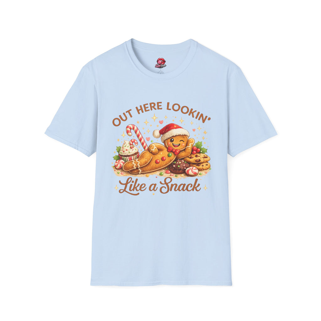 Gingerbread Cookie Santa Hat T-Shirt
