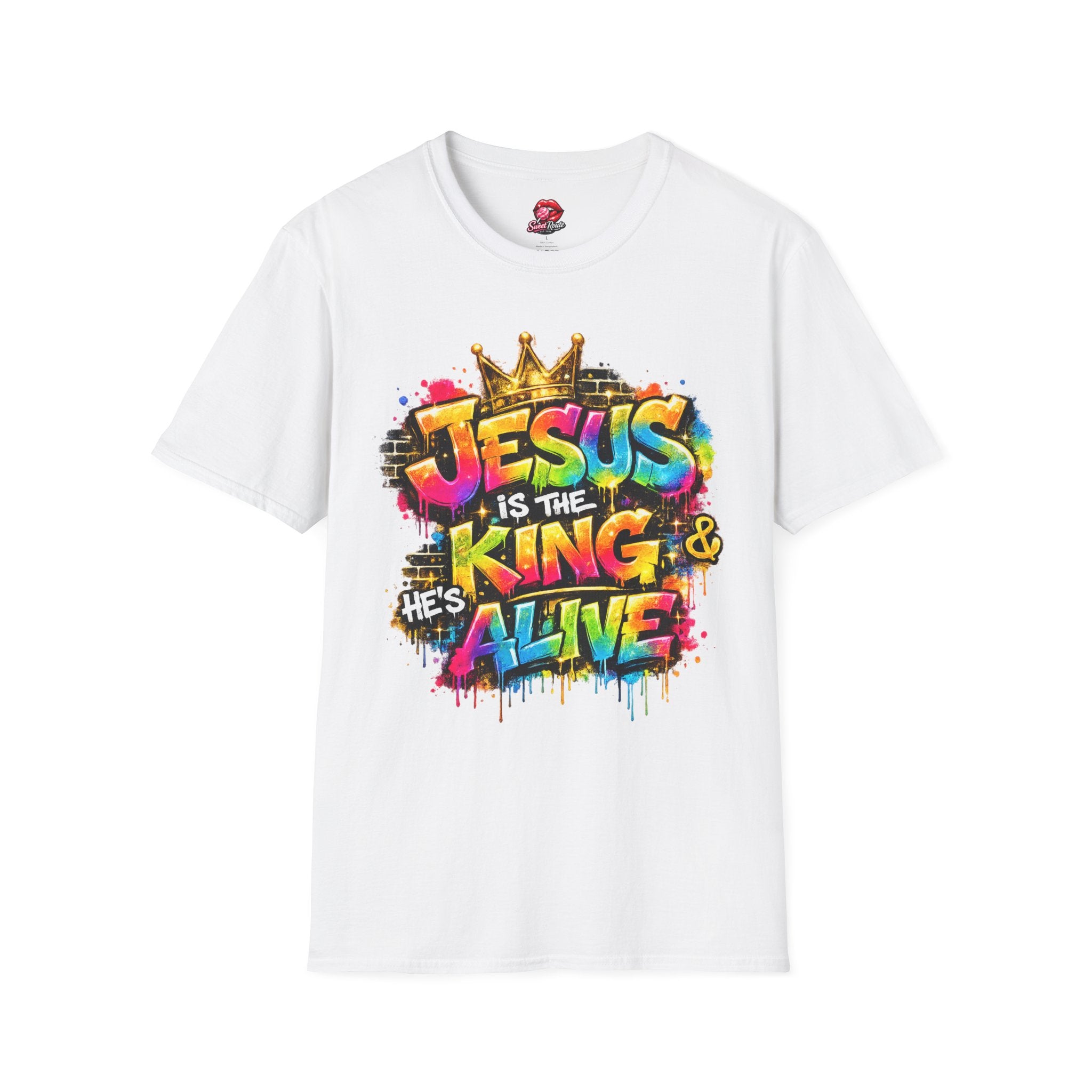 Jesus Is The King graffiti T-Shirt