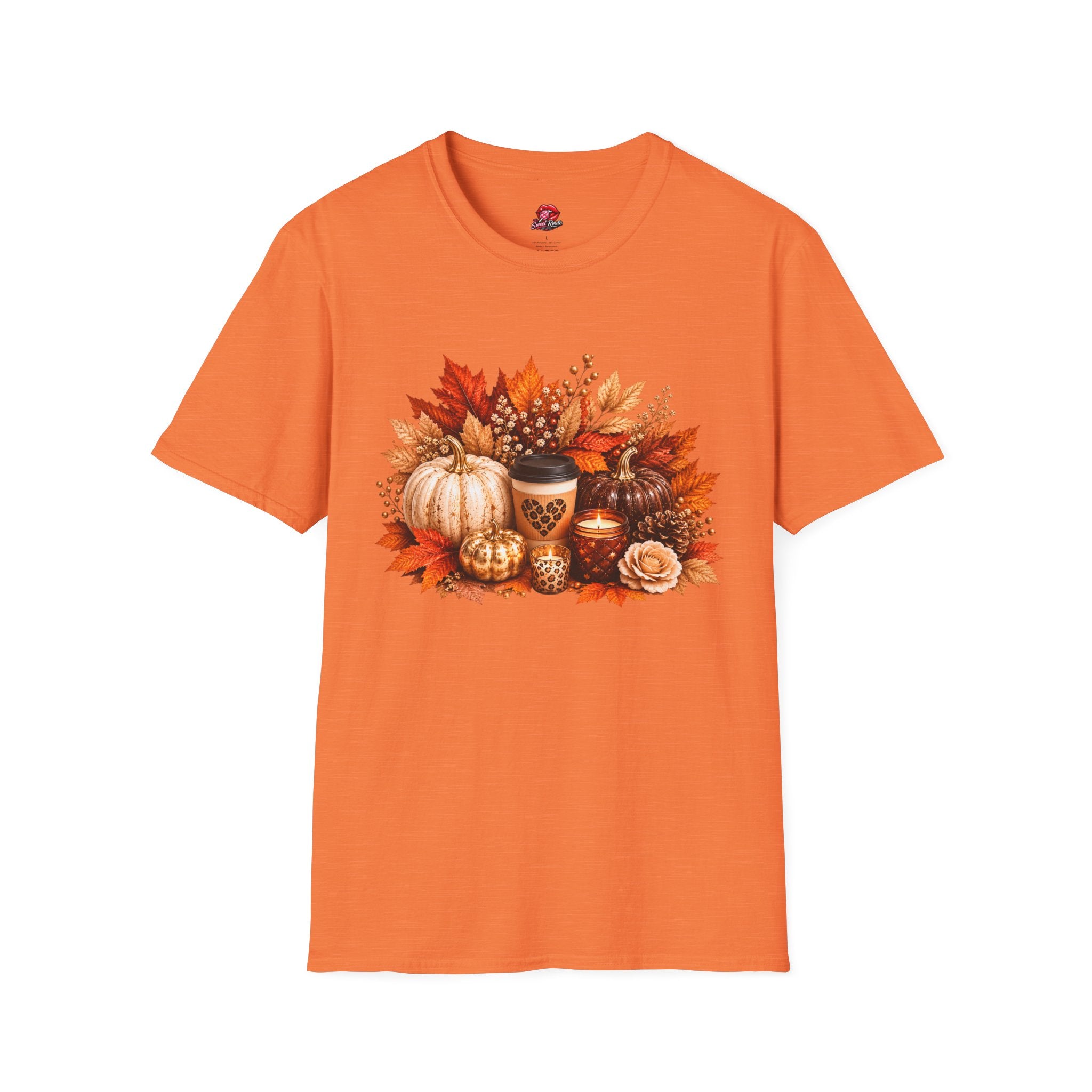Autumn Pumpkin & Coffee T-Shirt