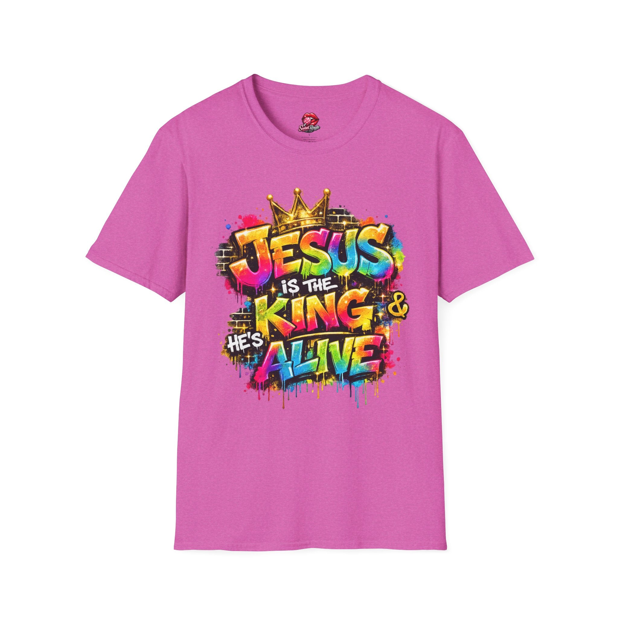 Jesus Is The King graffiti T-Shirt