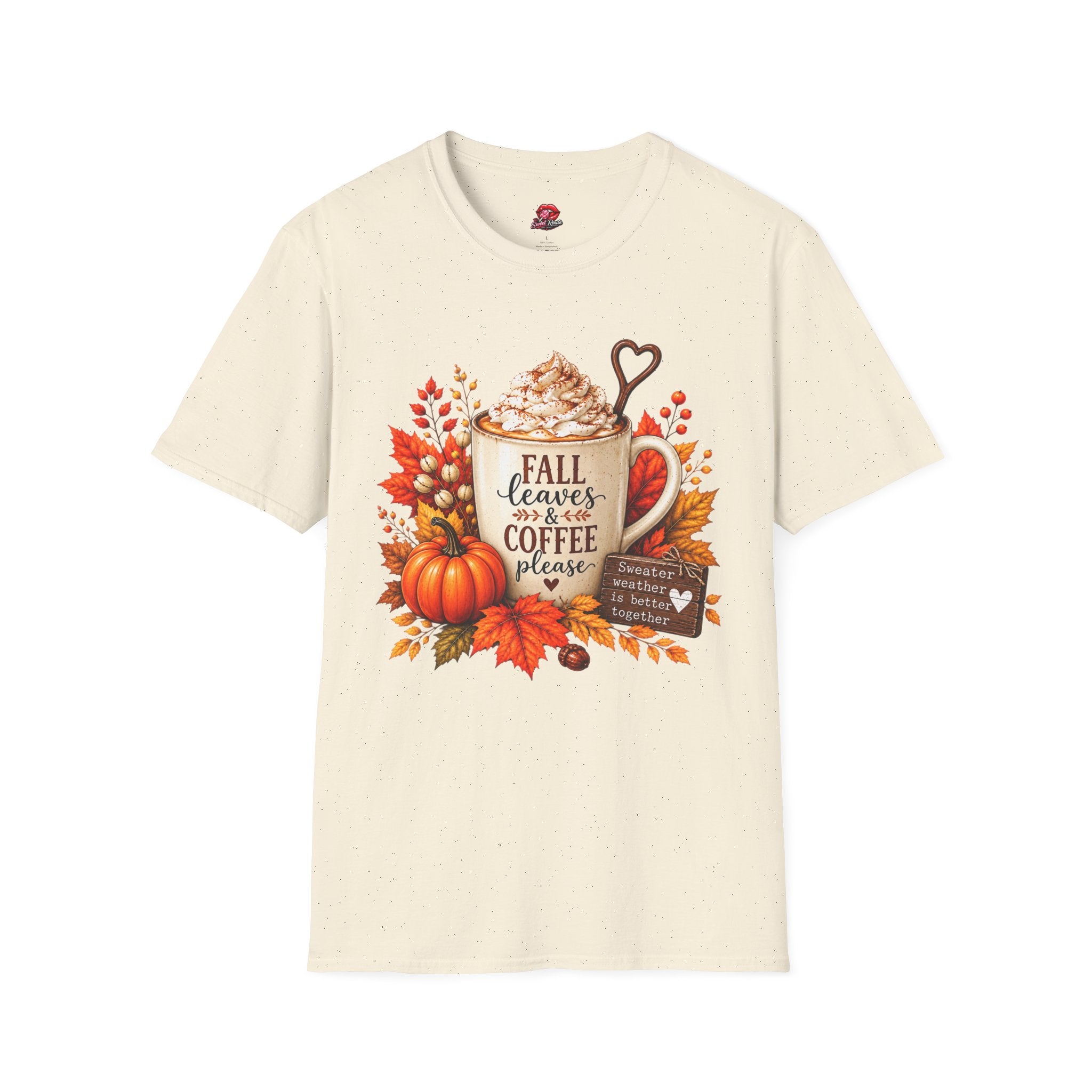 Fall Leaves & Coffee T-Shirt