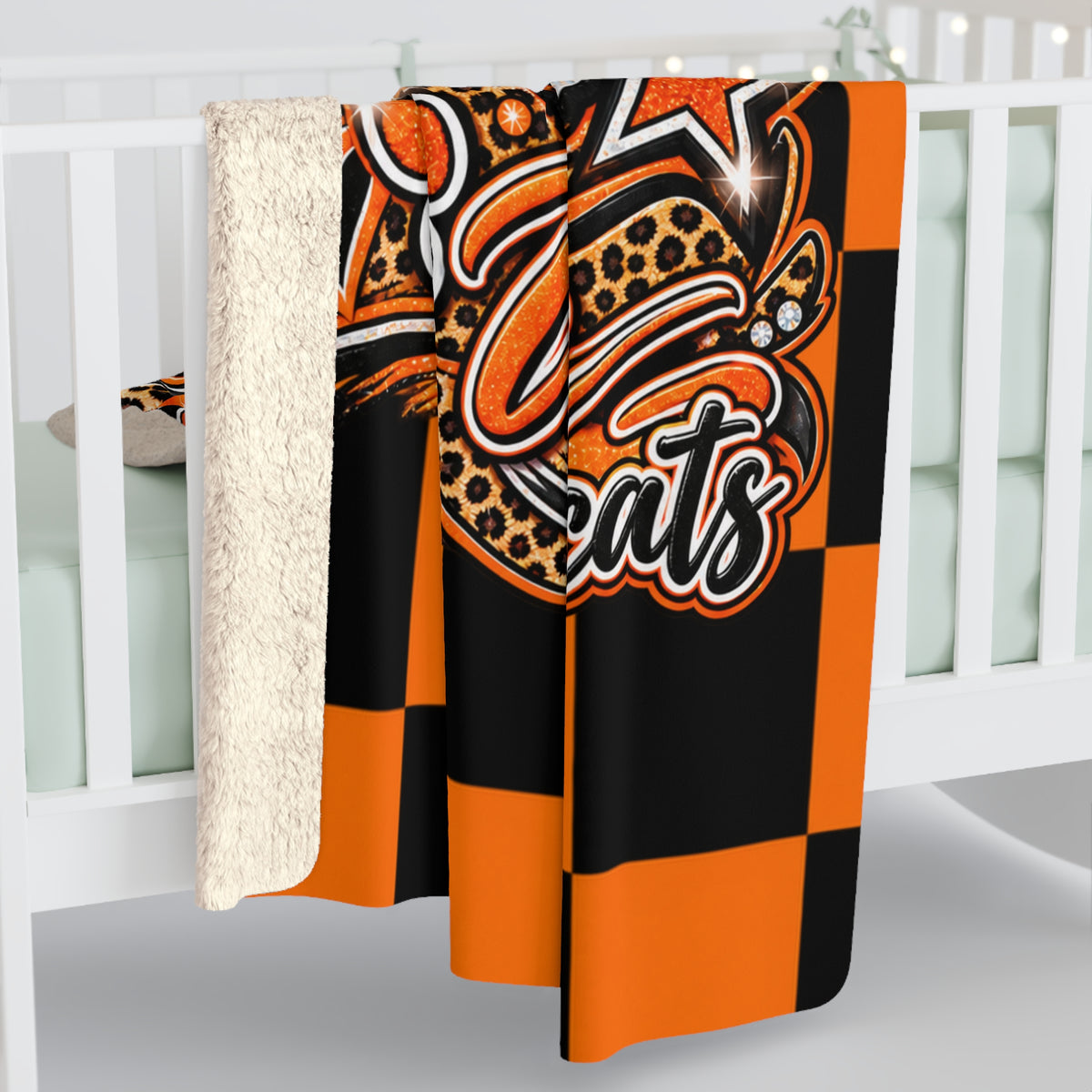 Wink Wildcats Sherpa Fleece Blanket