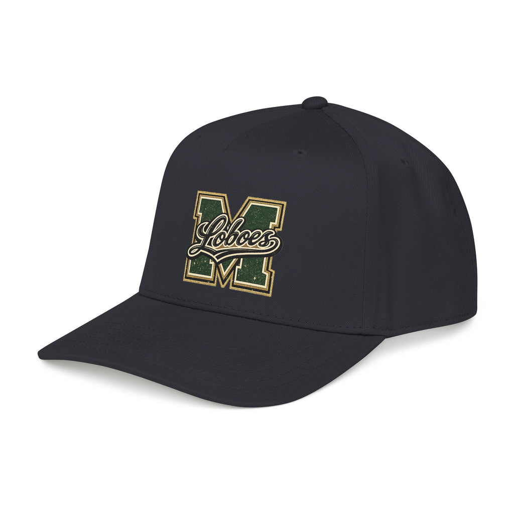 Loboes Vintage Letter M Mid-Profile Baseball Cap