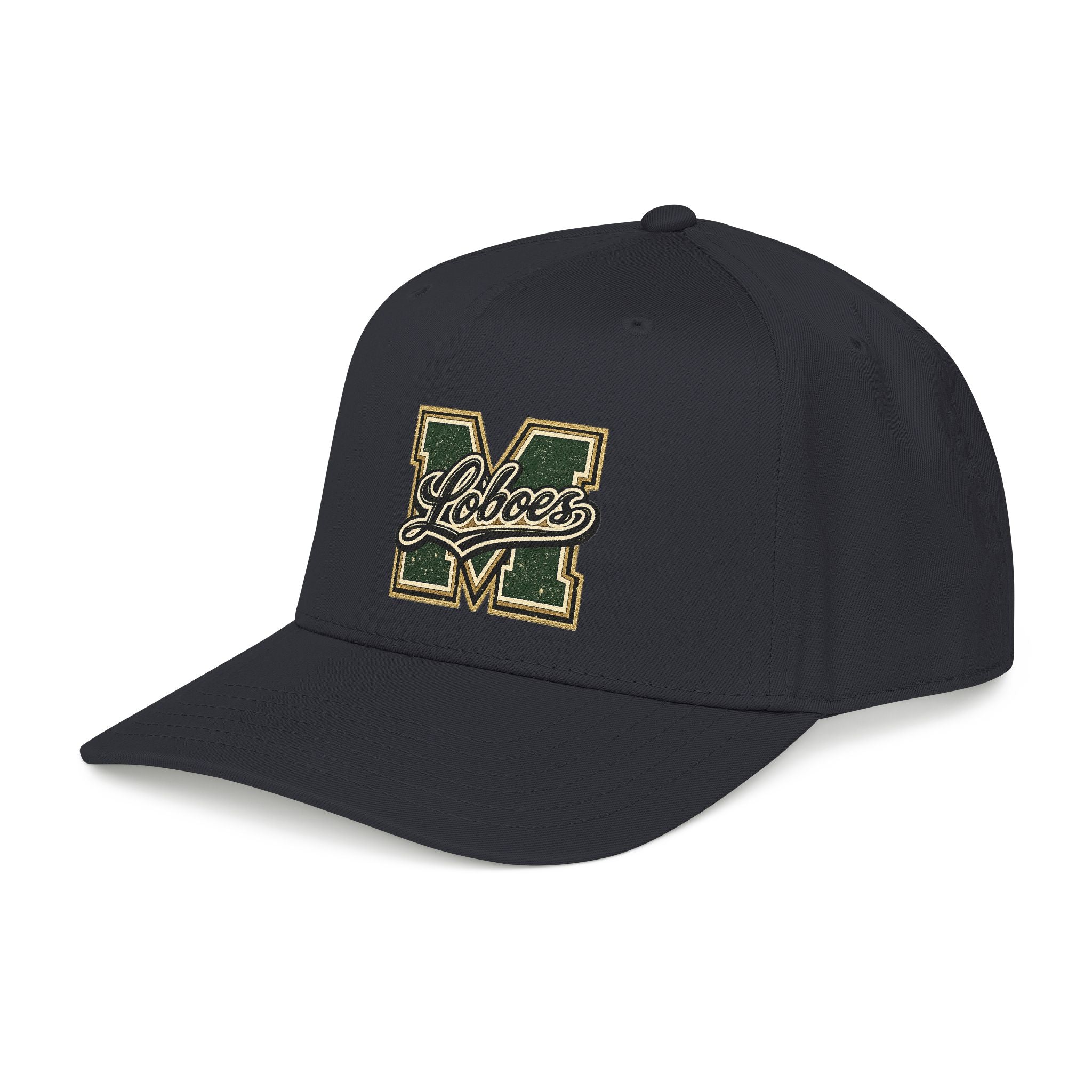 Loboes Vintage Letter M Mid-Profile Baseball Cap