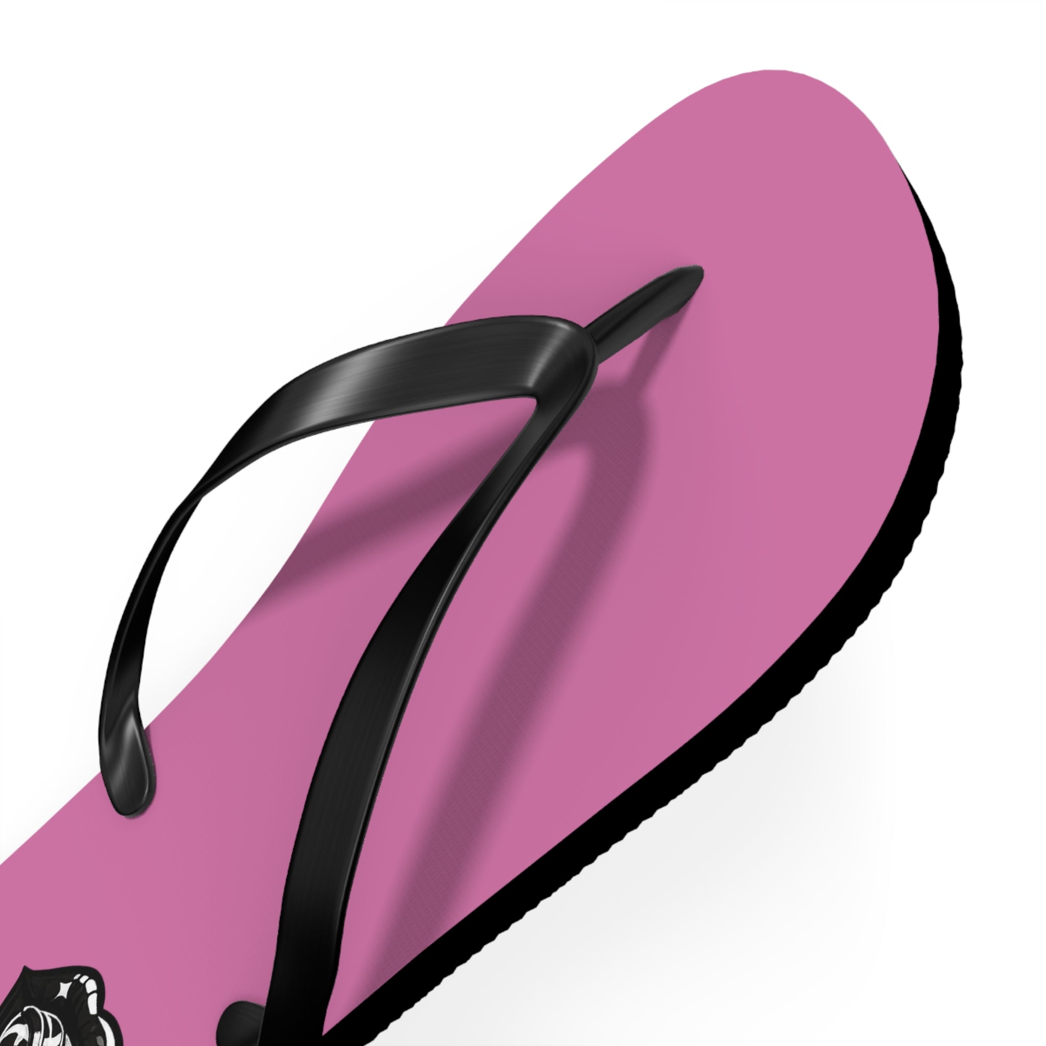 Pink Sweet Route Logo Beach Sandals