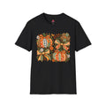 Autumn Plaid & Floral Fall Tee