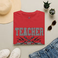 Teacher Rock T-Shirt | Retro Guitar Teacher Shirt | Vintage Rock & Roll Classroom Tee | Funny Teacher Gift
