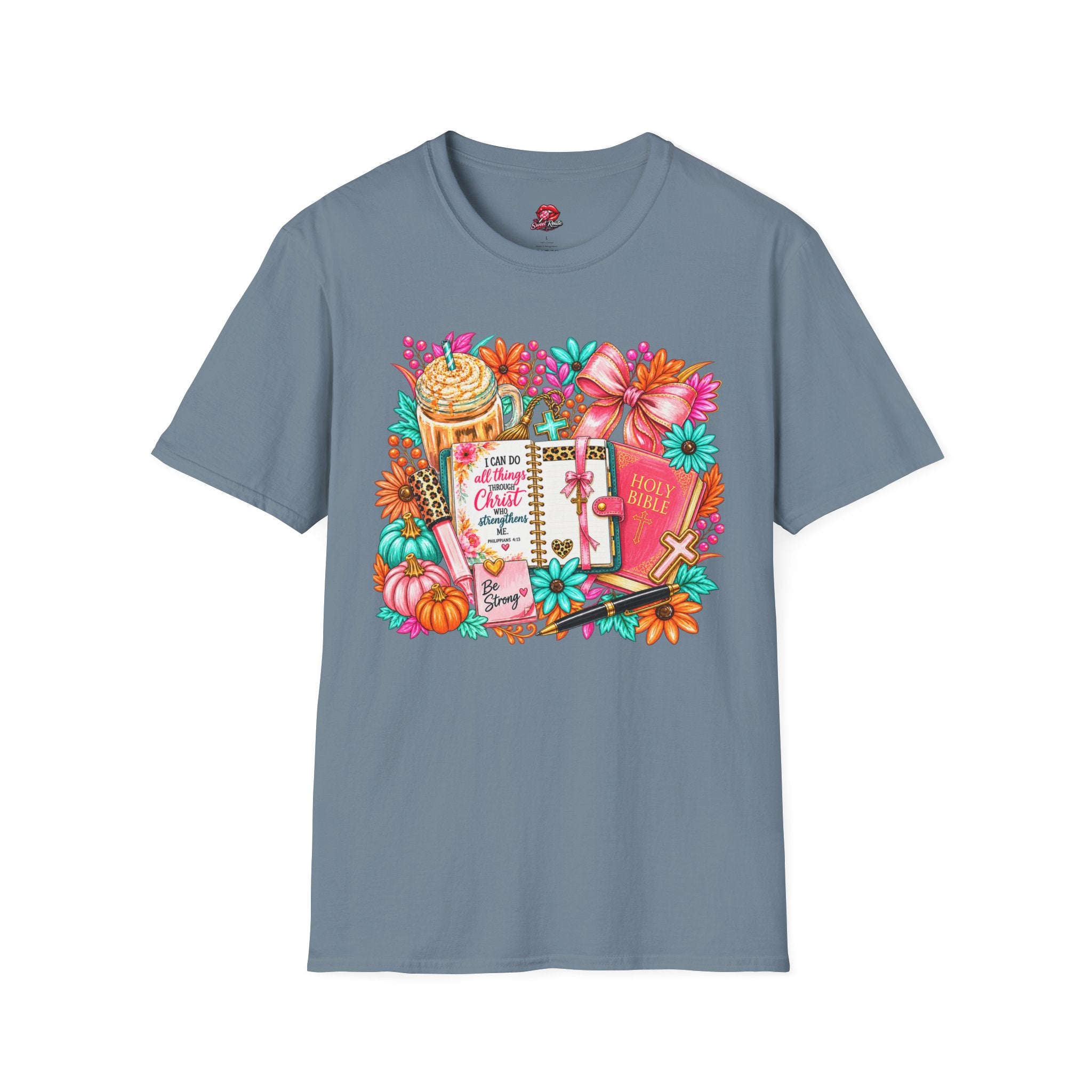 Floral Bible & Devotional Design Tee