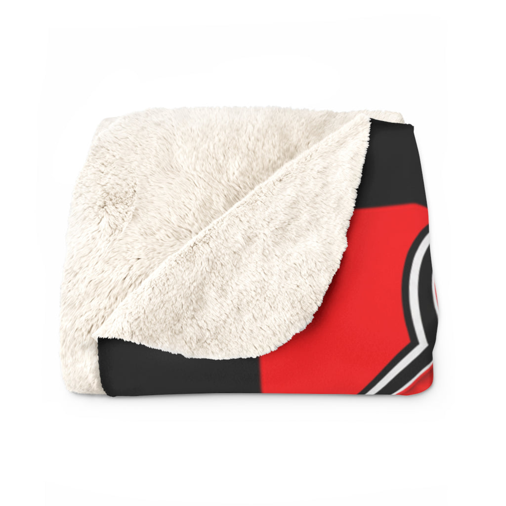 Grandfalls Royalty Cowgirls Sherpa Blanket