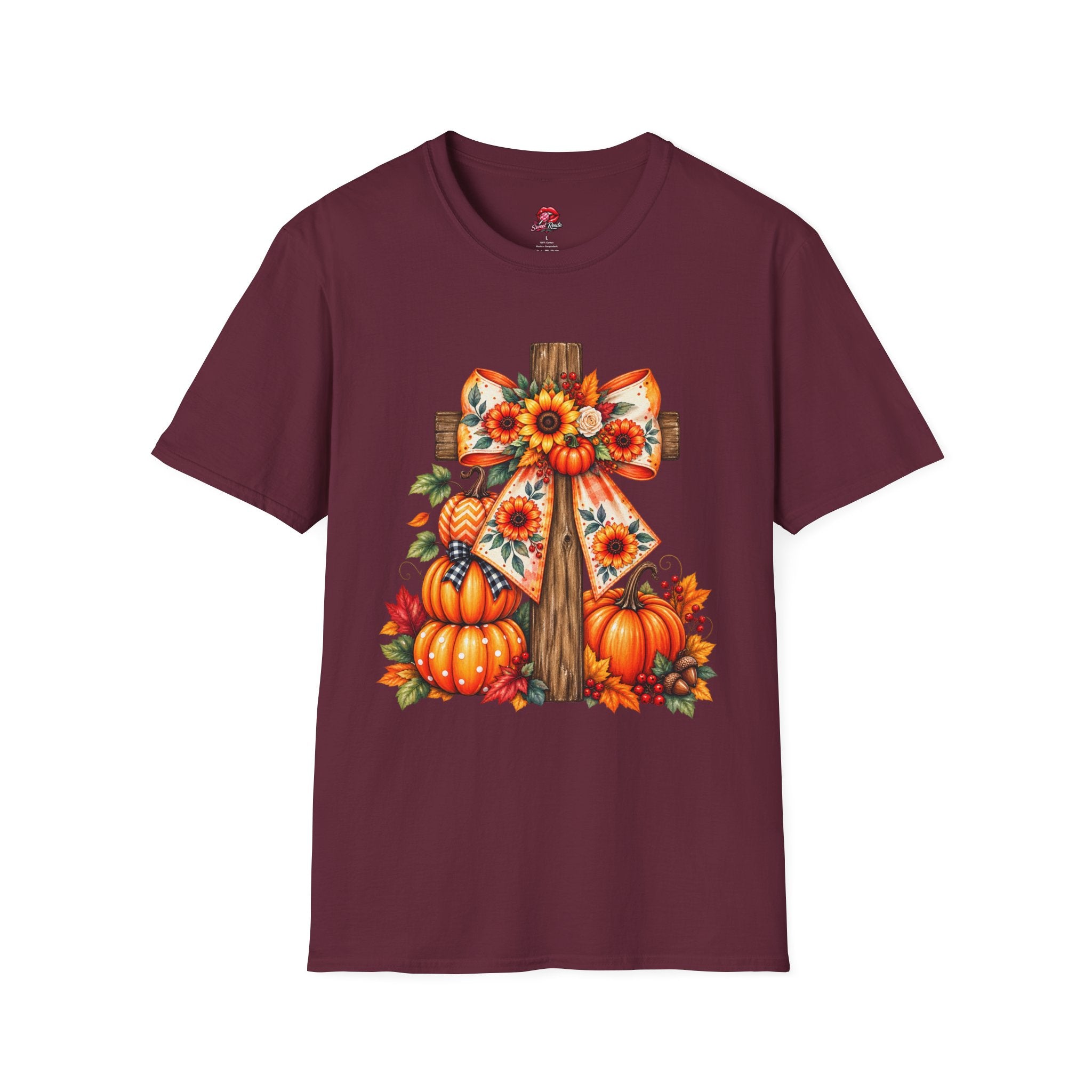 Autumn Sunflower Faith Harvest Tee