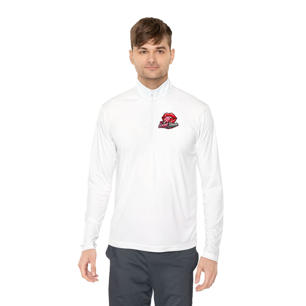Sweet Route Logo Quarter-Zip Pullover