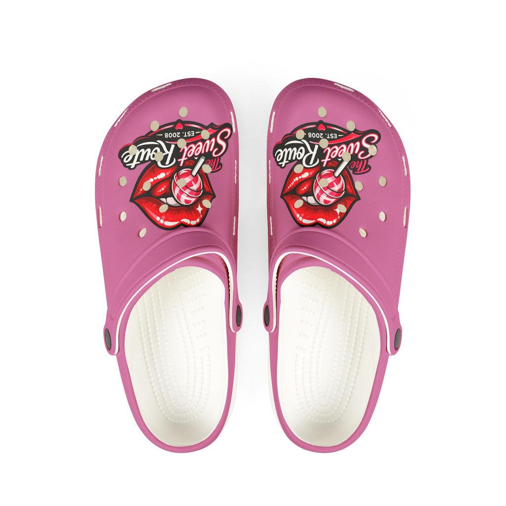Sweet Route Logo Clogs