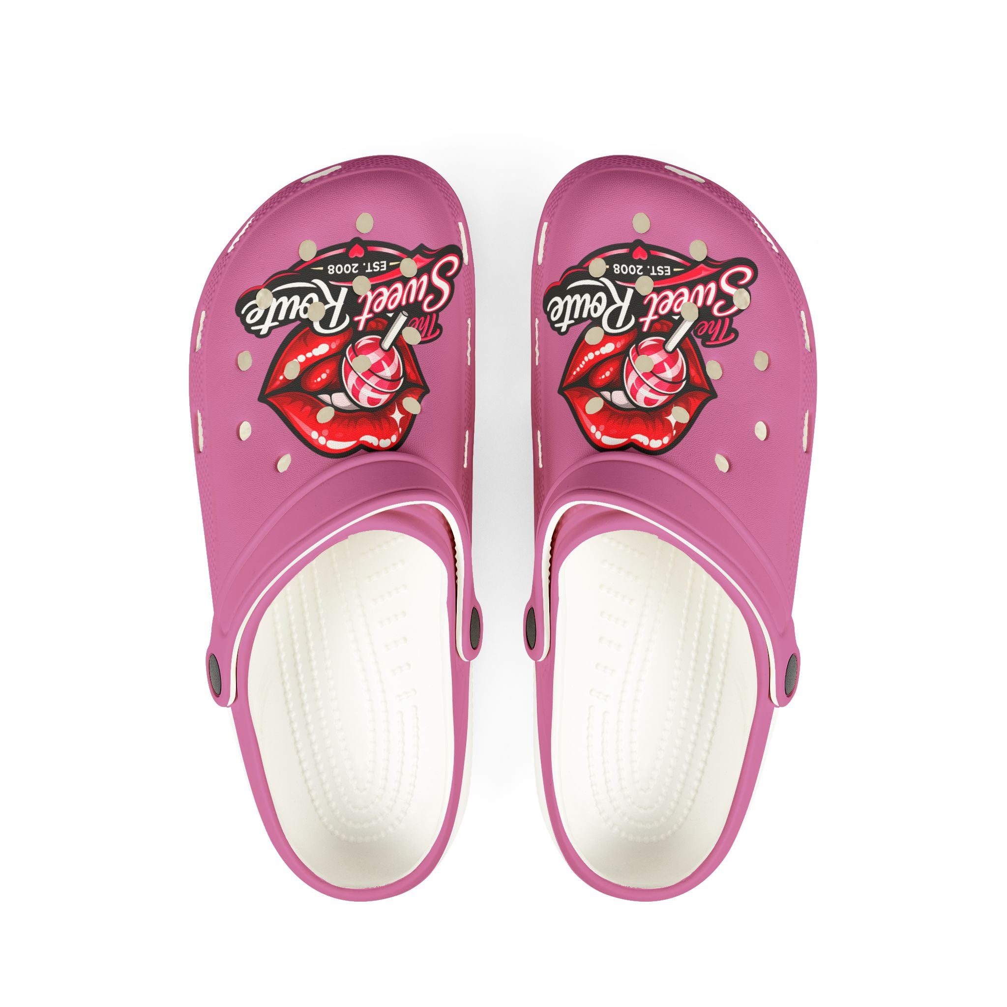 Sweet Route Logo Clogs
