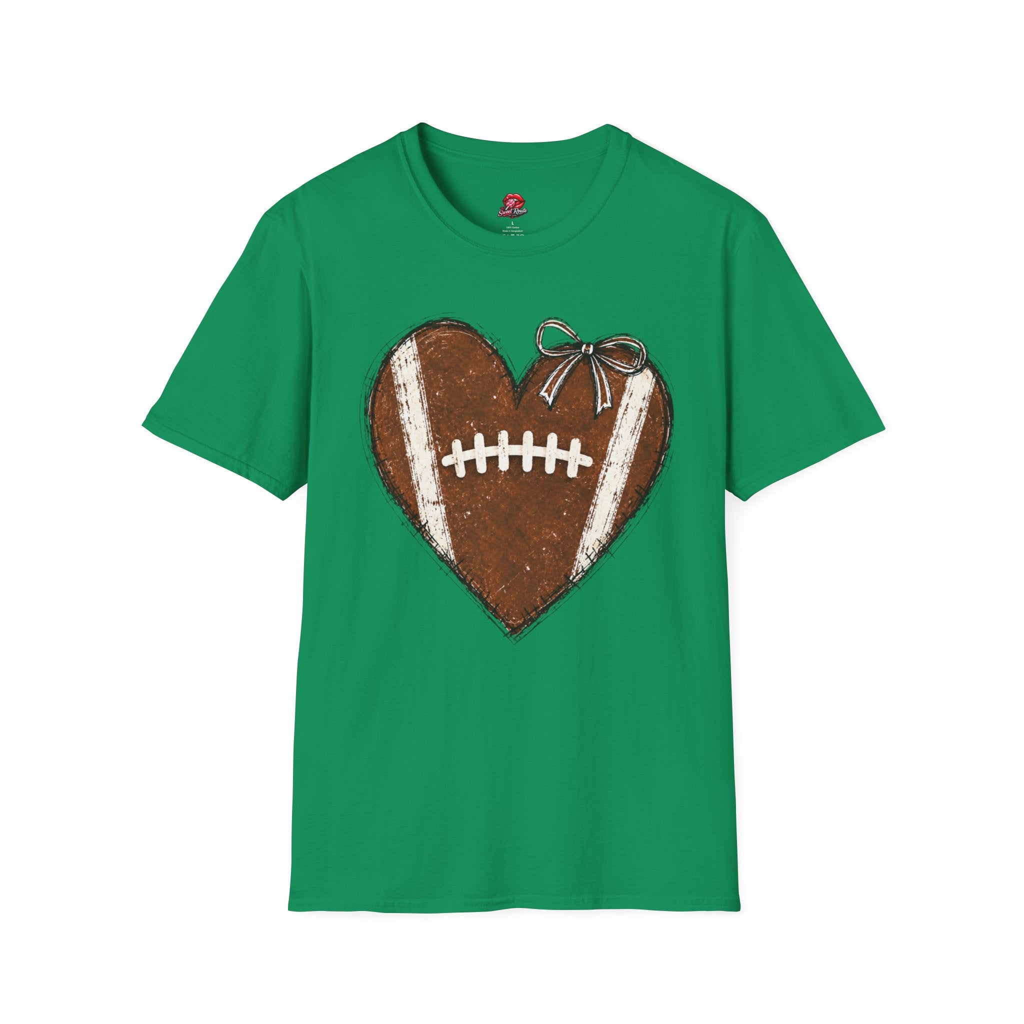 Heart-Shaped Football T-Shirt