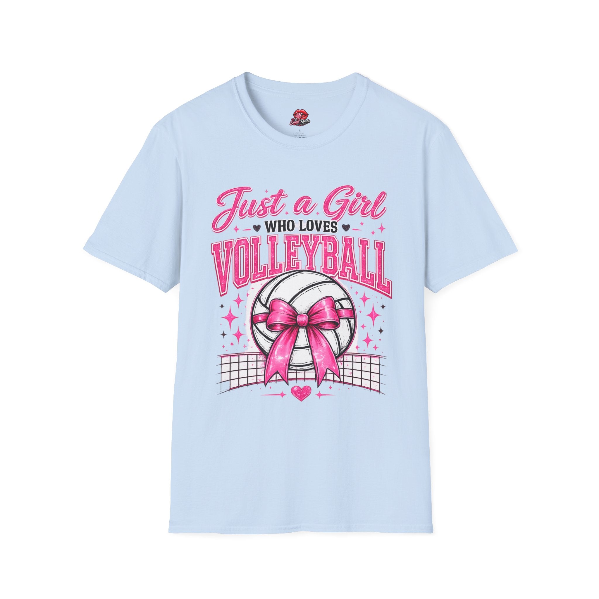 Just Girl Who Loves Volleyball Tee