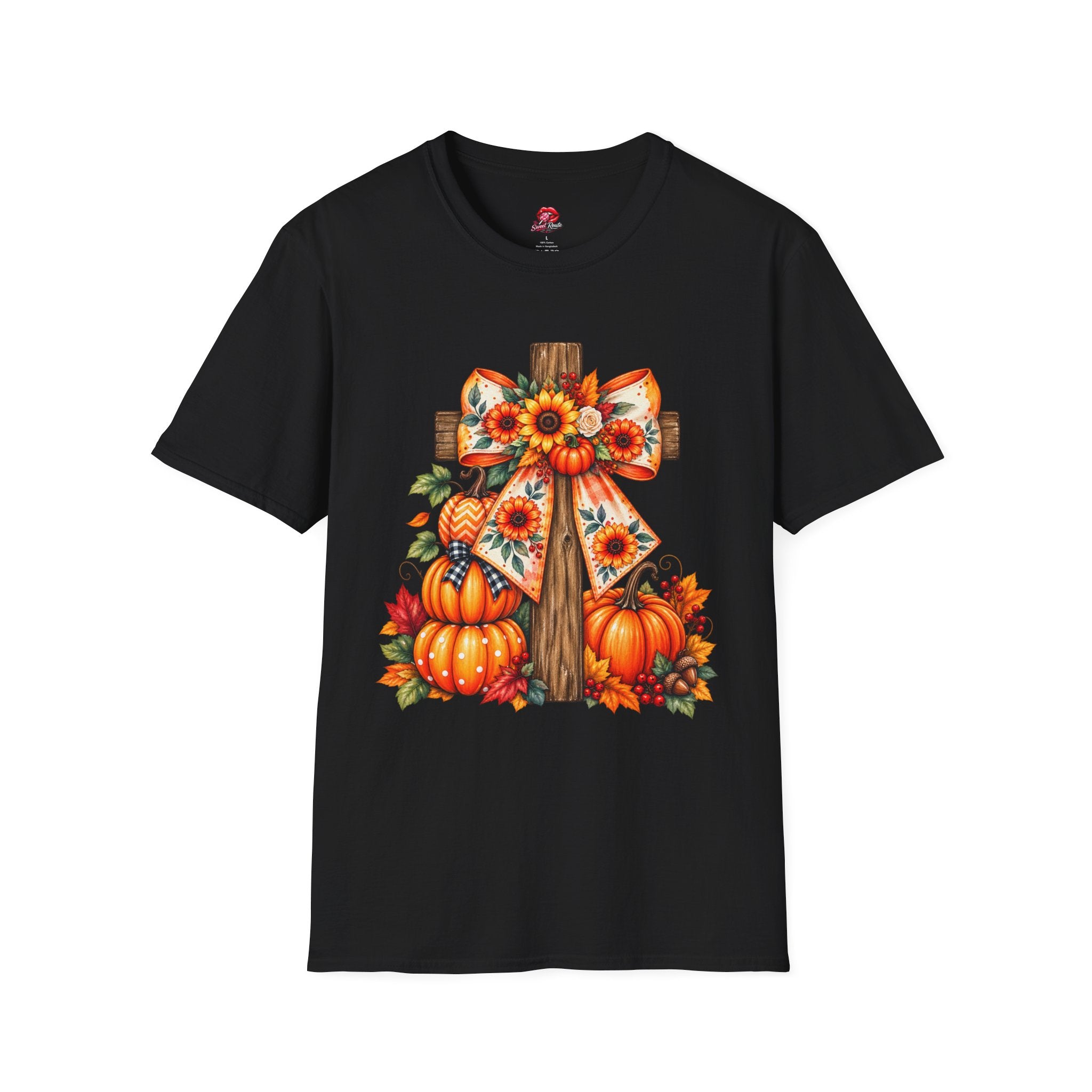 Autumn Sunflower Faith Harvest Tee