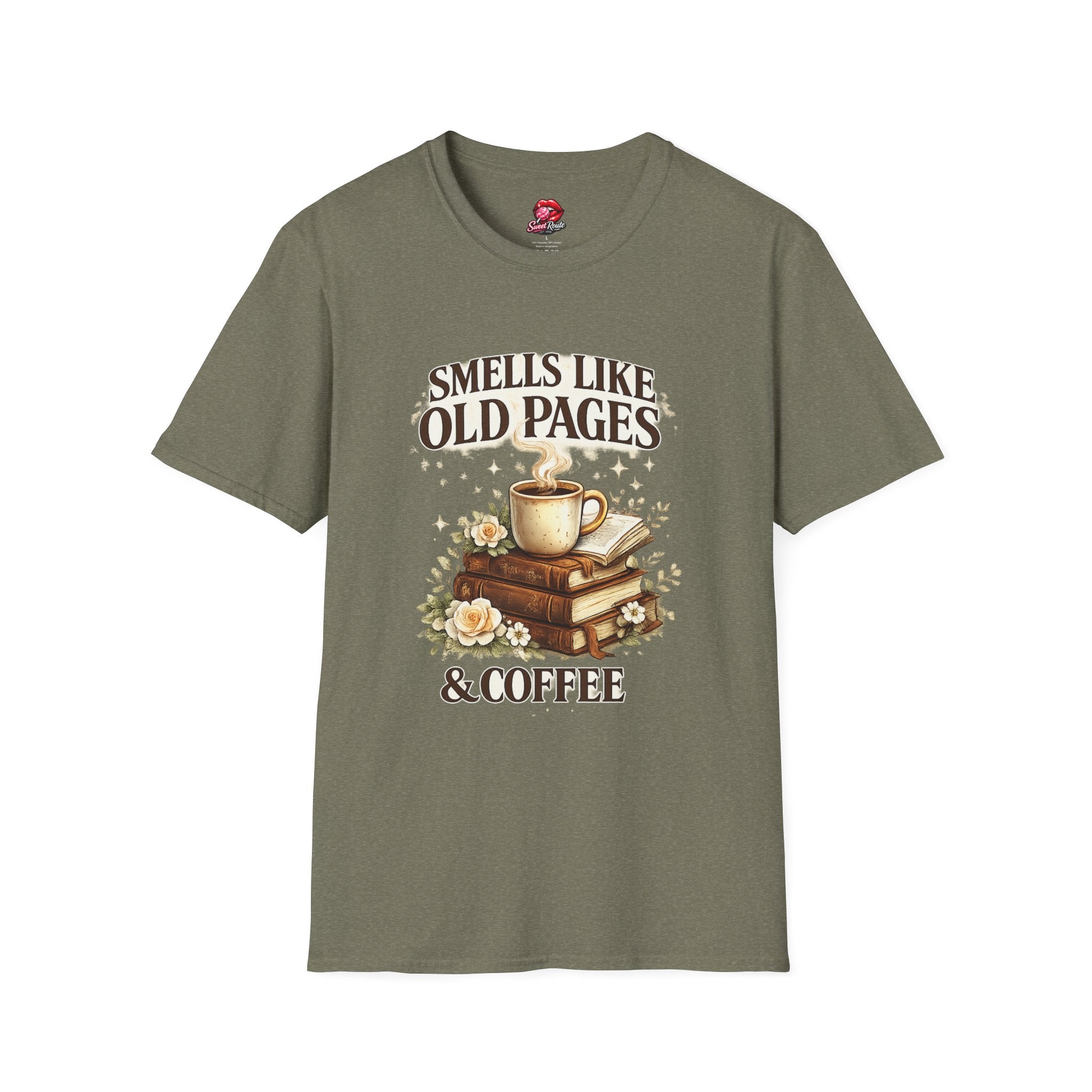 Smells Like Old Pages & Coffee T-Shirt