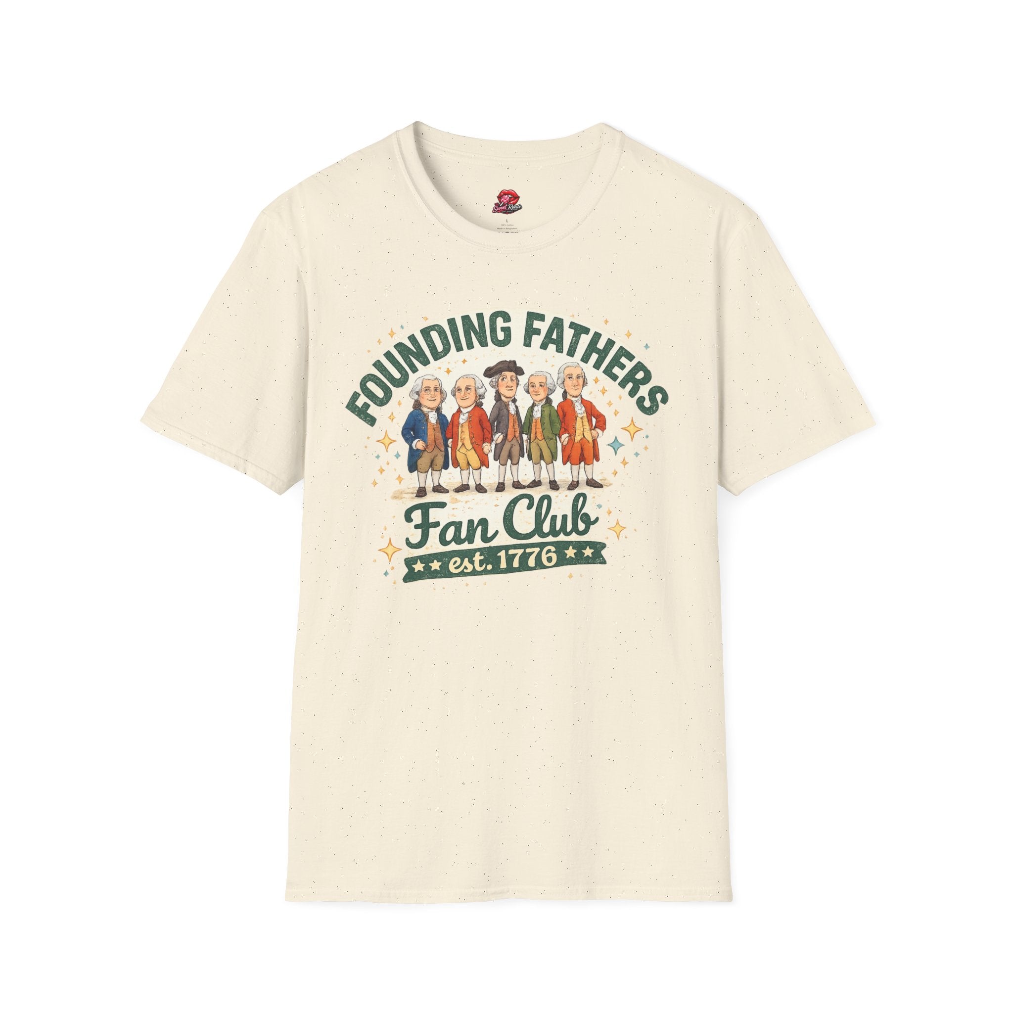 Founding Fathers Fan Club Patriotic Tee