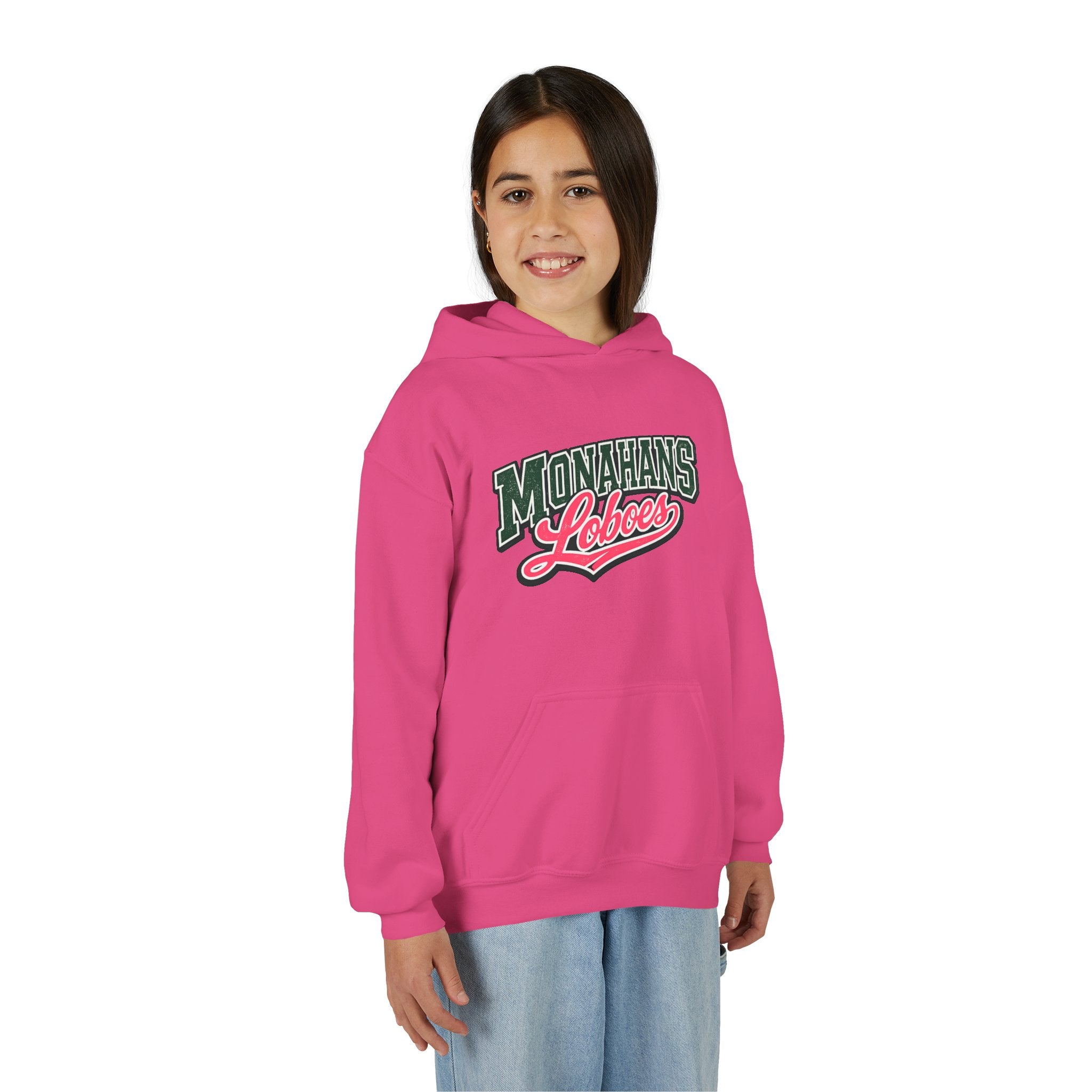 Monahans Loboes Youth Hoodie – Vintage School Spirit Pullover