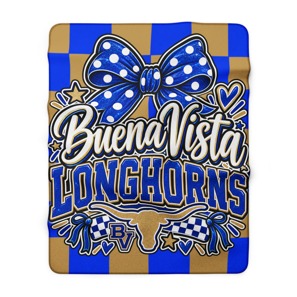 Buena Vista Longhorns Sherpa Blanket
