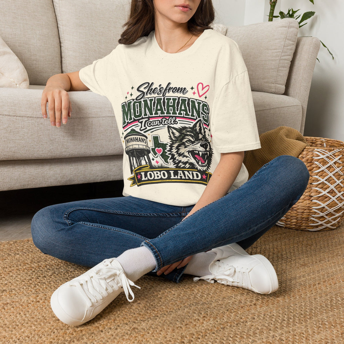 She’s From Monahans Vintage Worn Graphic T-Shirt