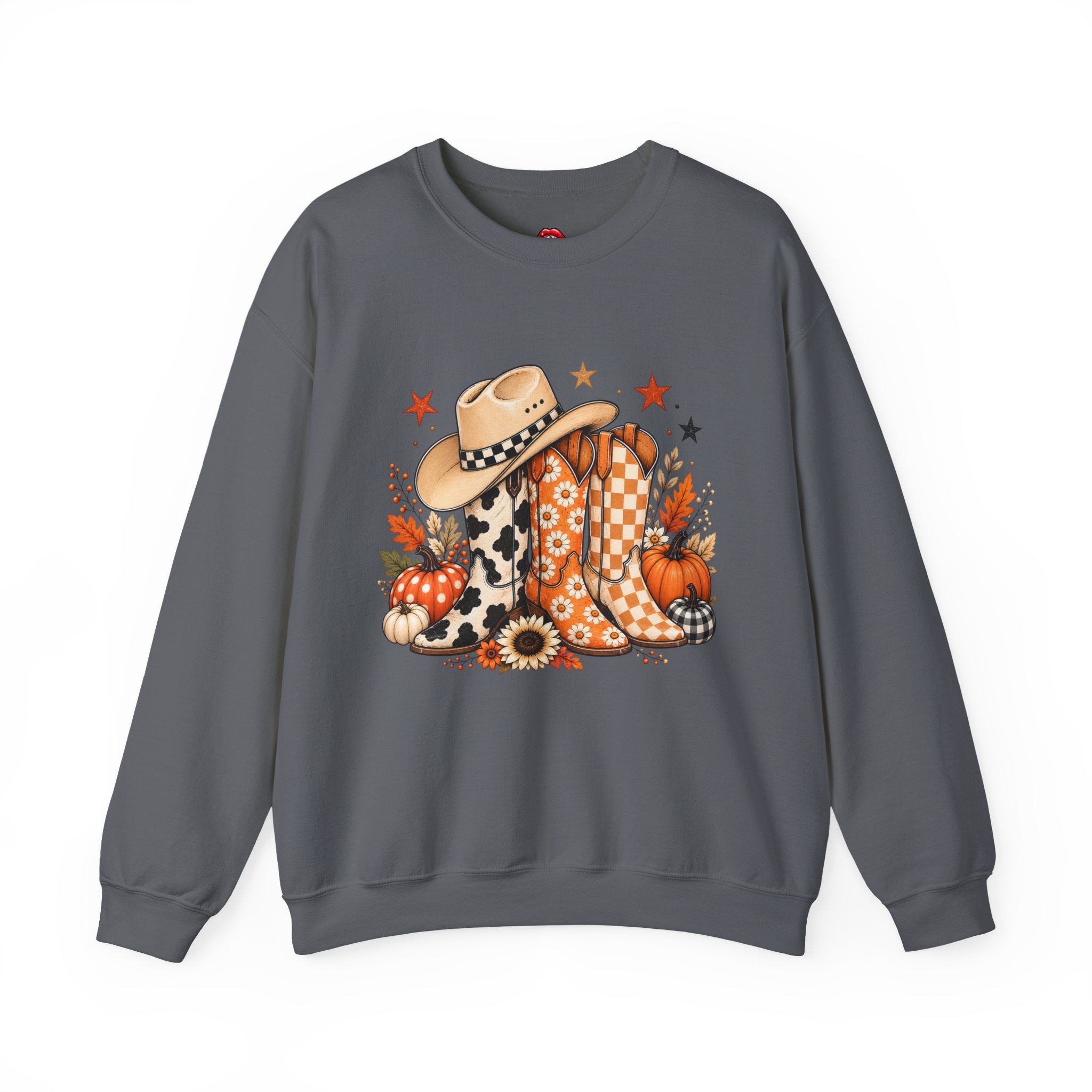 Cowboy Boots & Hat Fall Sweatshirt