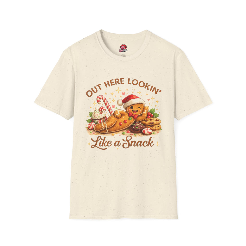Gingerbread Cookie Santa Hat T-Shirt