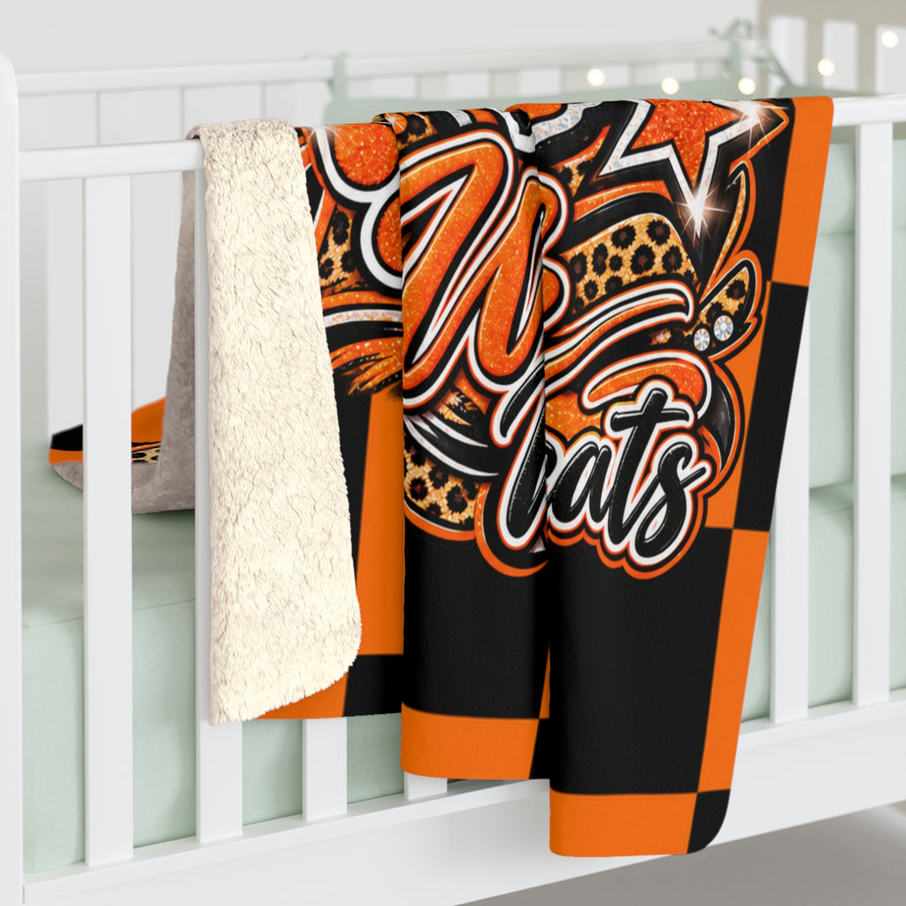 Wink Wildcats Sherpa Fleece Blanket