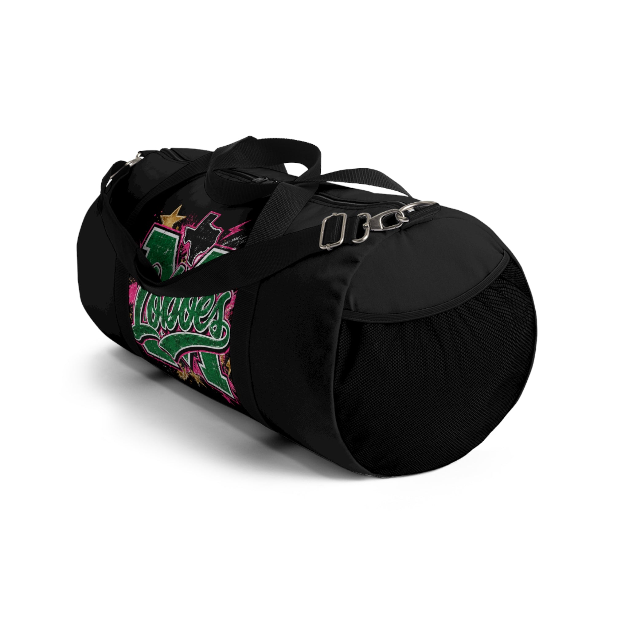 Loboes M Varsity Duffel Travel Bag