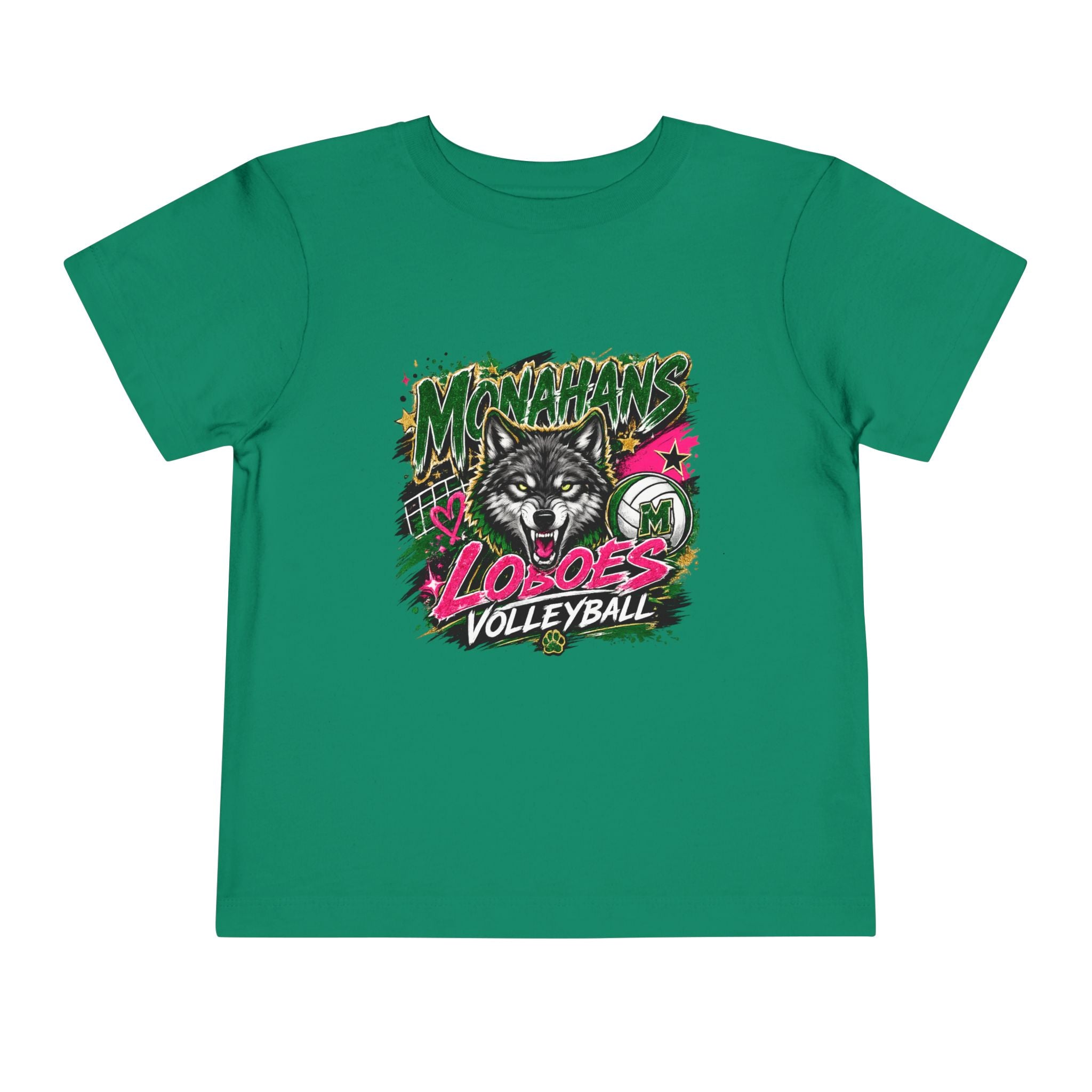 Monahans Loves Volleyball Toddler Tee