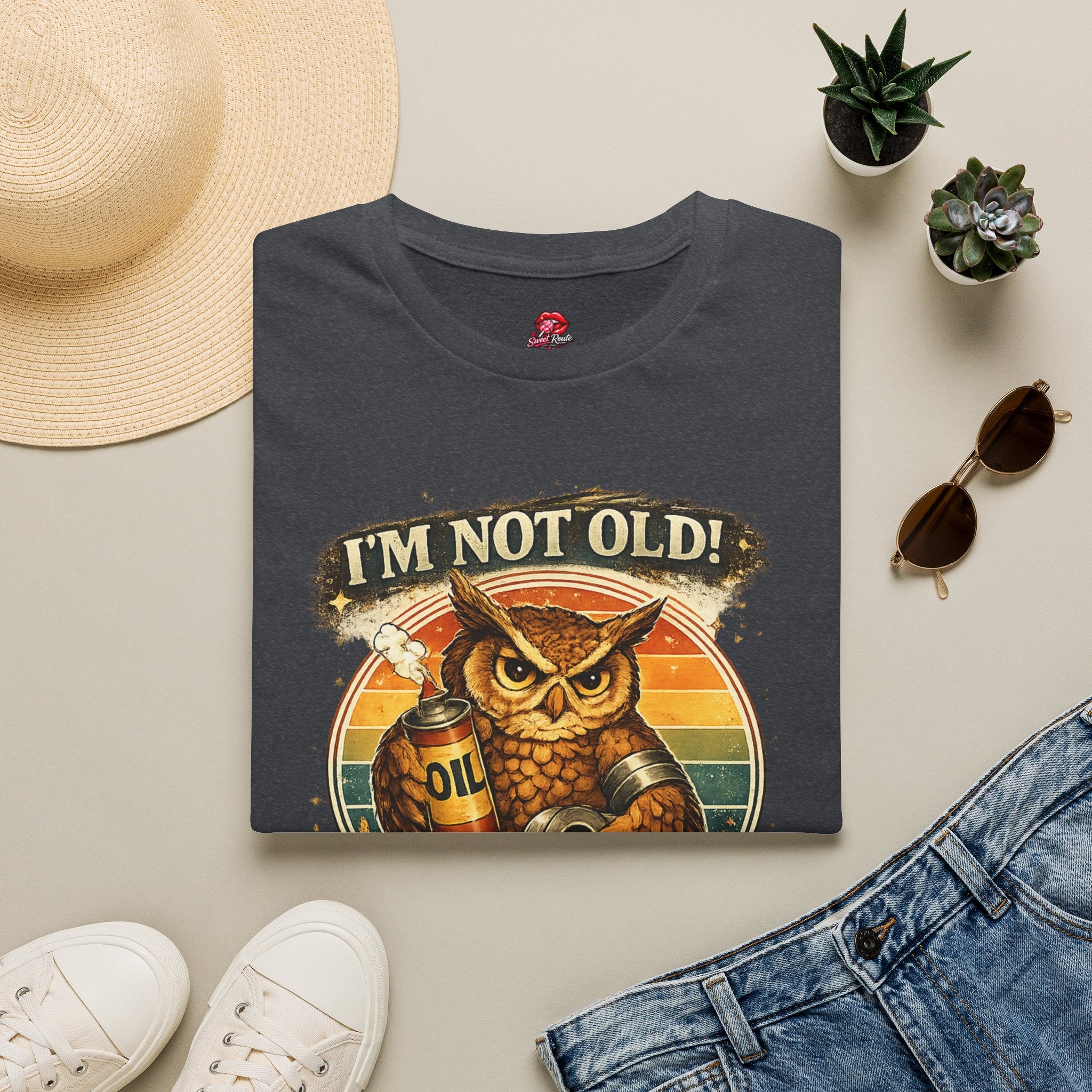 I’m Not Old Owl — Funny Vintage Tee