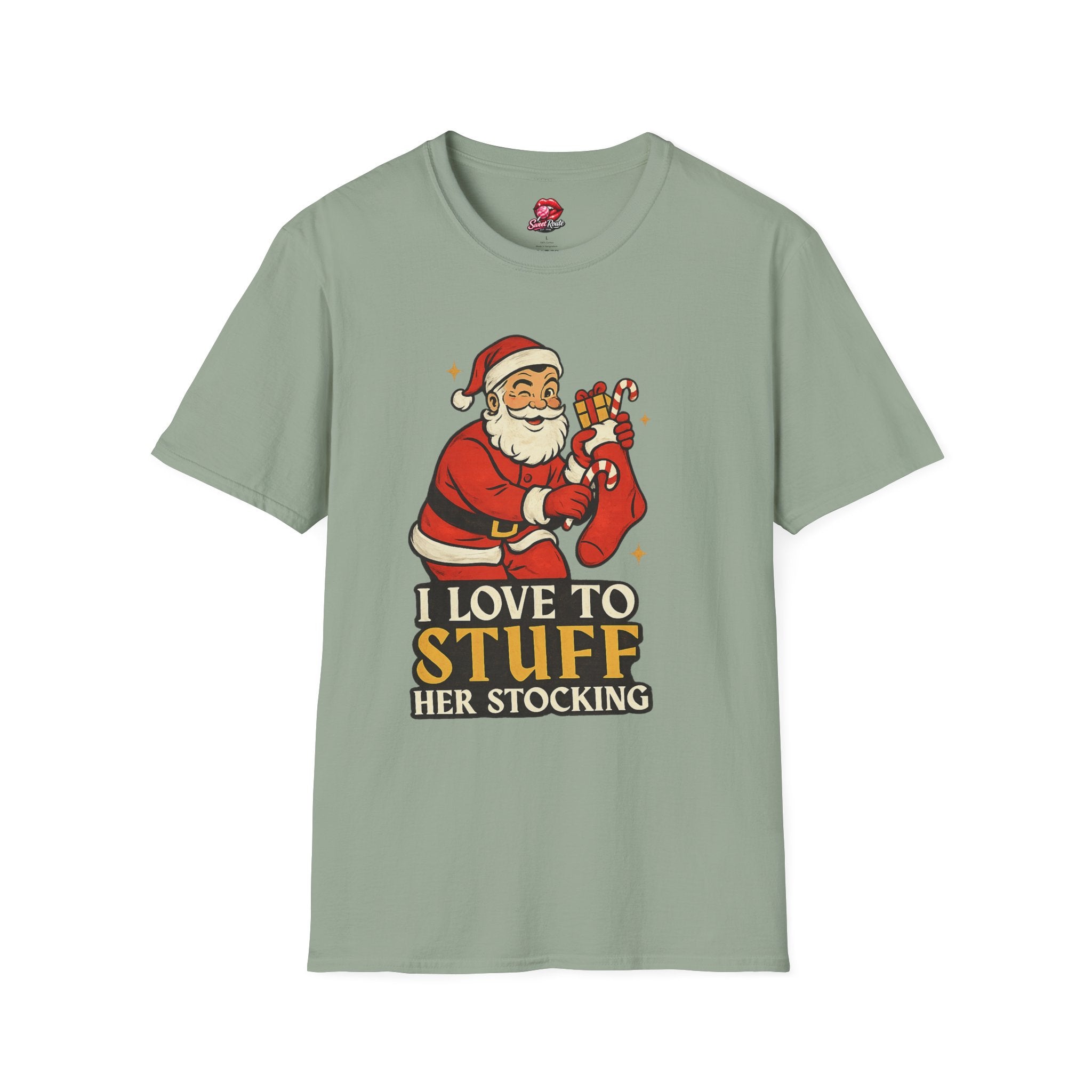 Santa stuffing her stocking T-Shirt