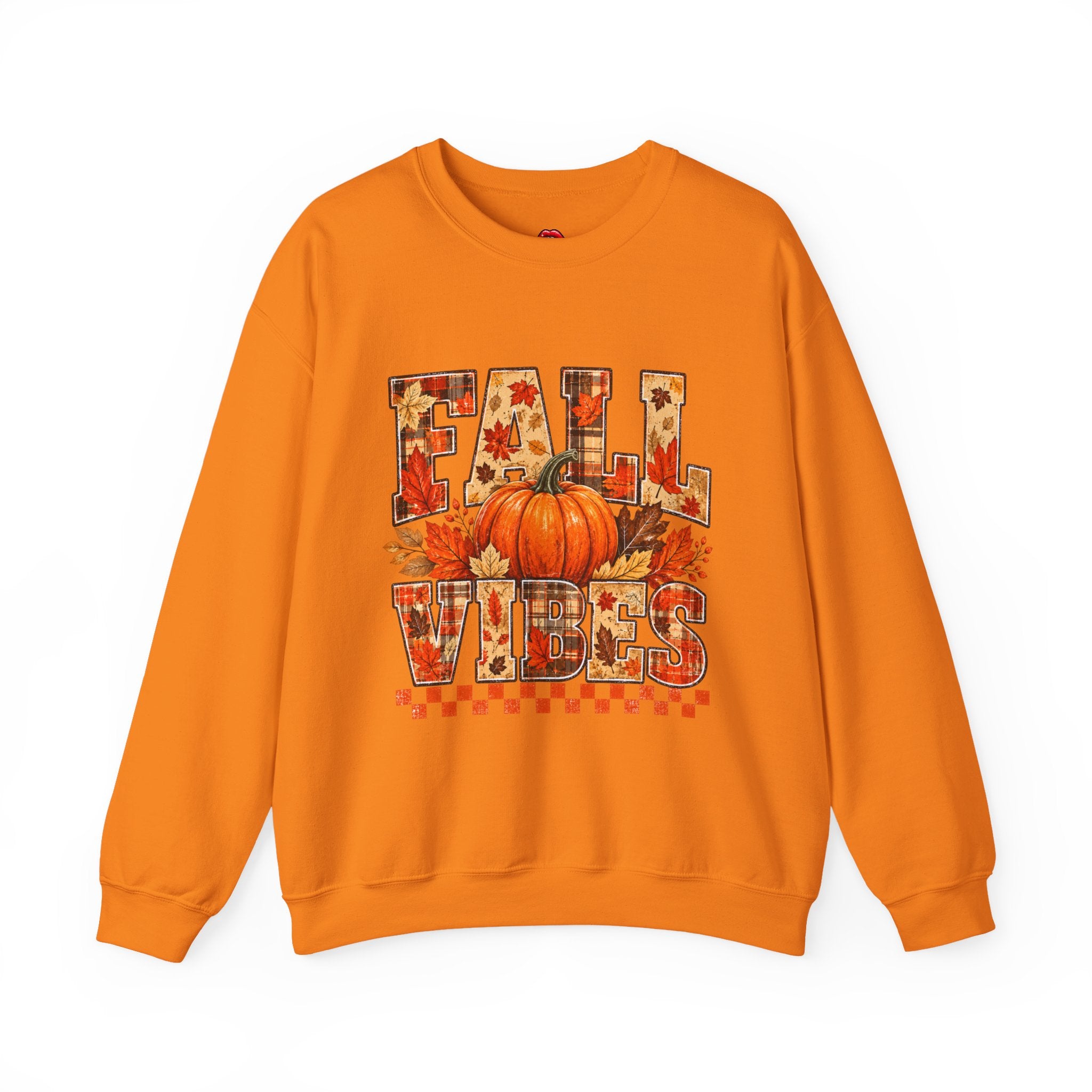 Pumpkin & Leaves Fall Vibes Crewneck