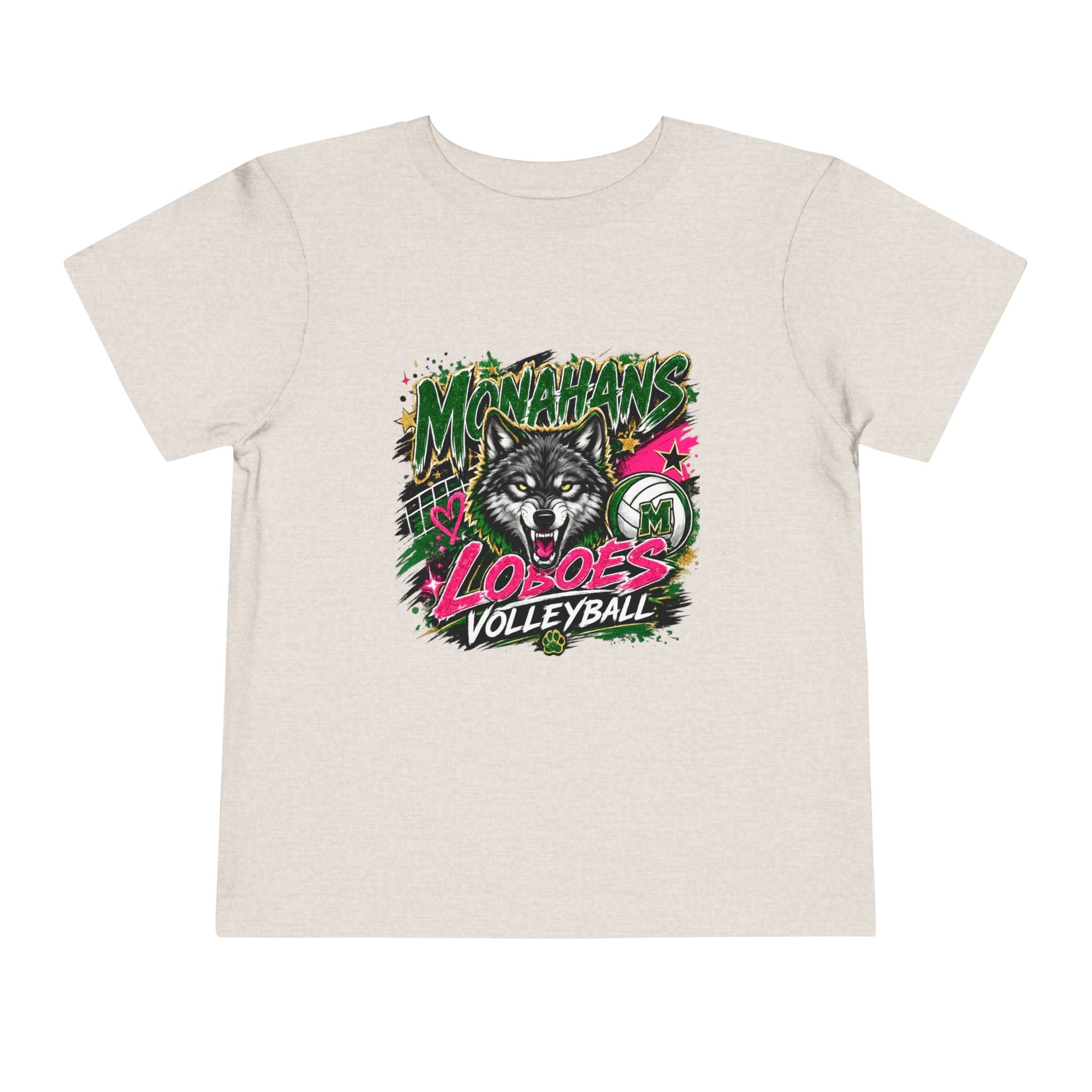 Monahans Loves Volleyball Toddler Tee