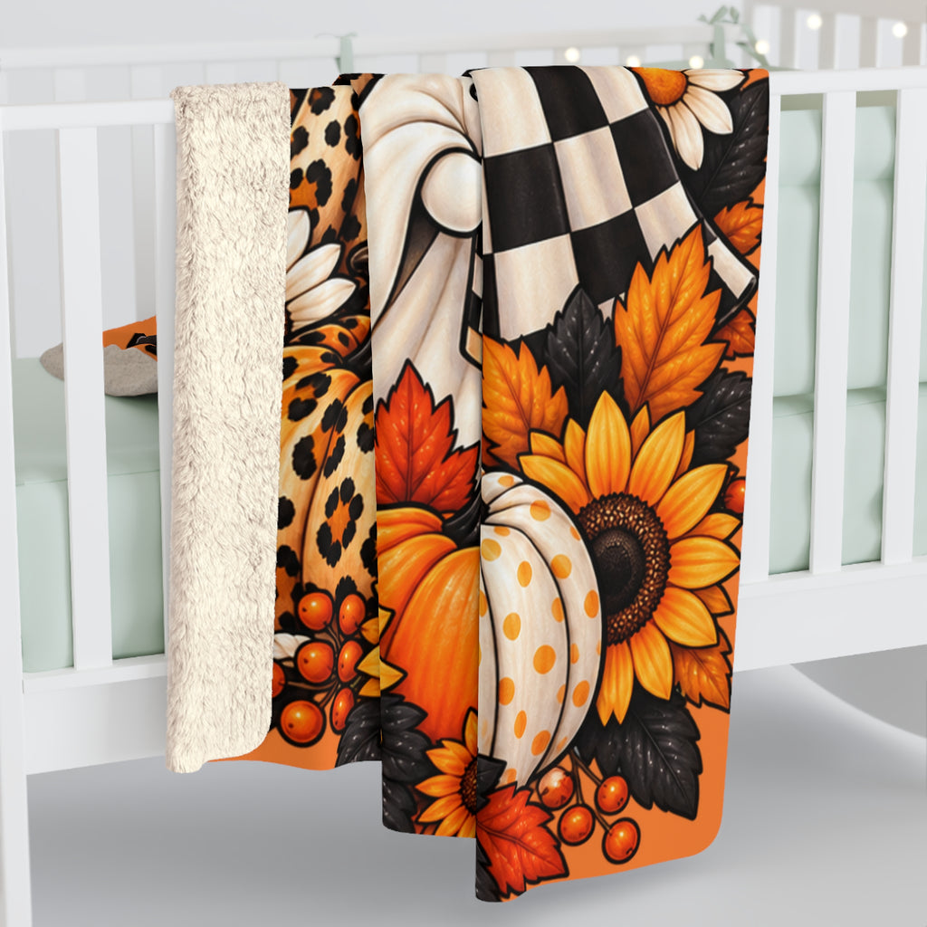 Halloween Ghosts Sherpa Blanket