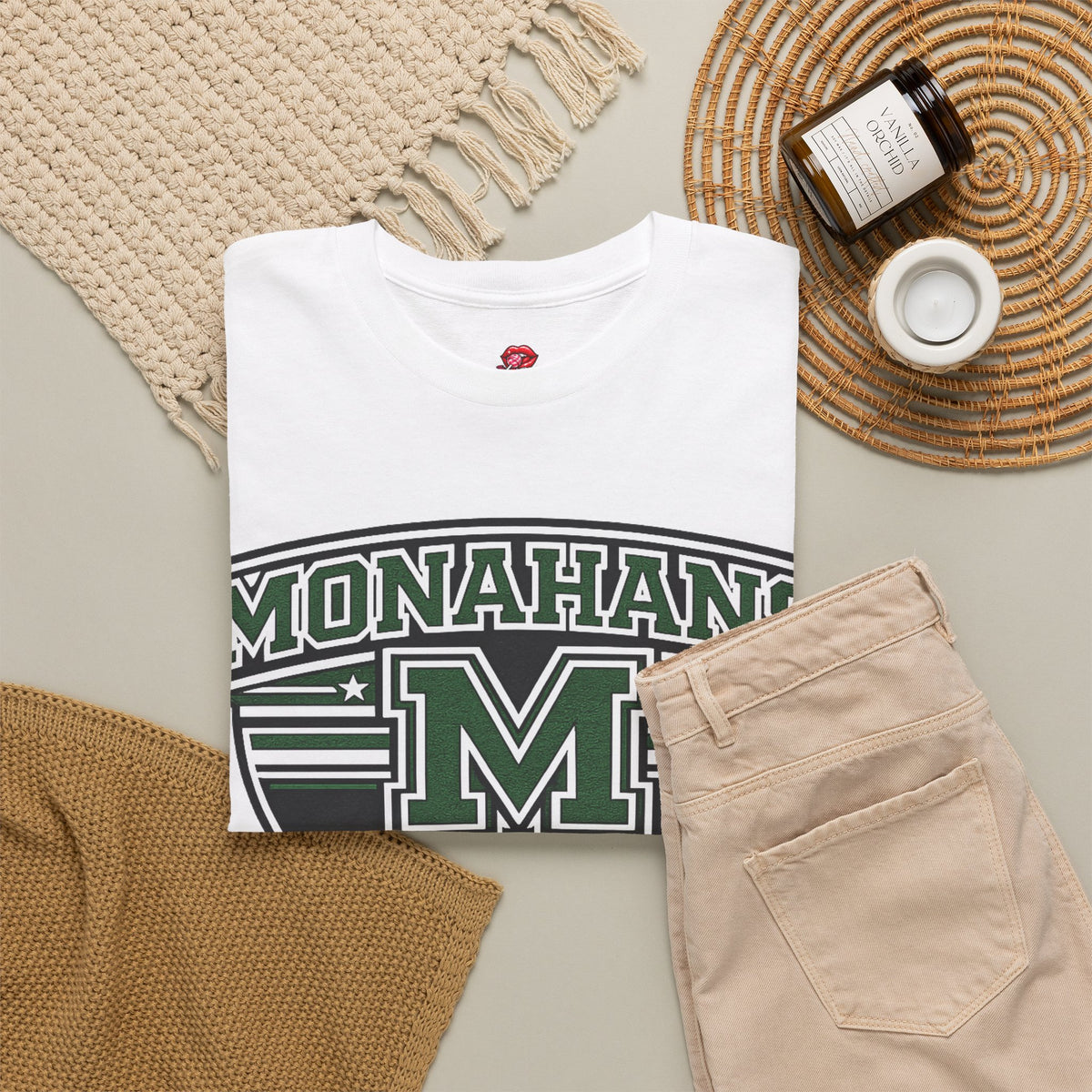Monahans Loboes M Logo Tee
