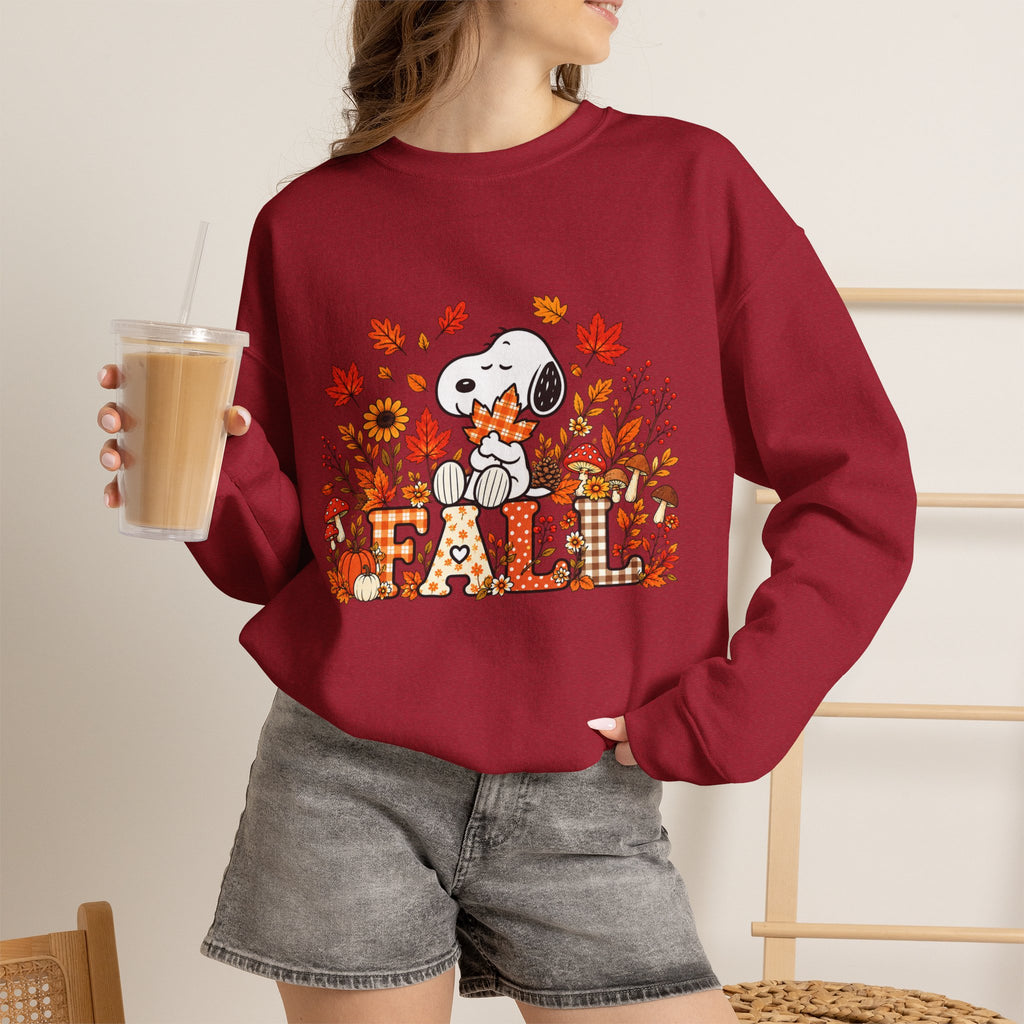 Fall Snoopy Crewneck Sweatshirt
