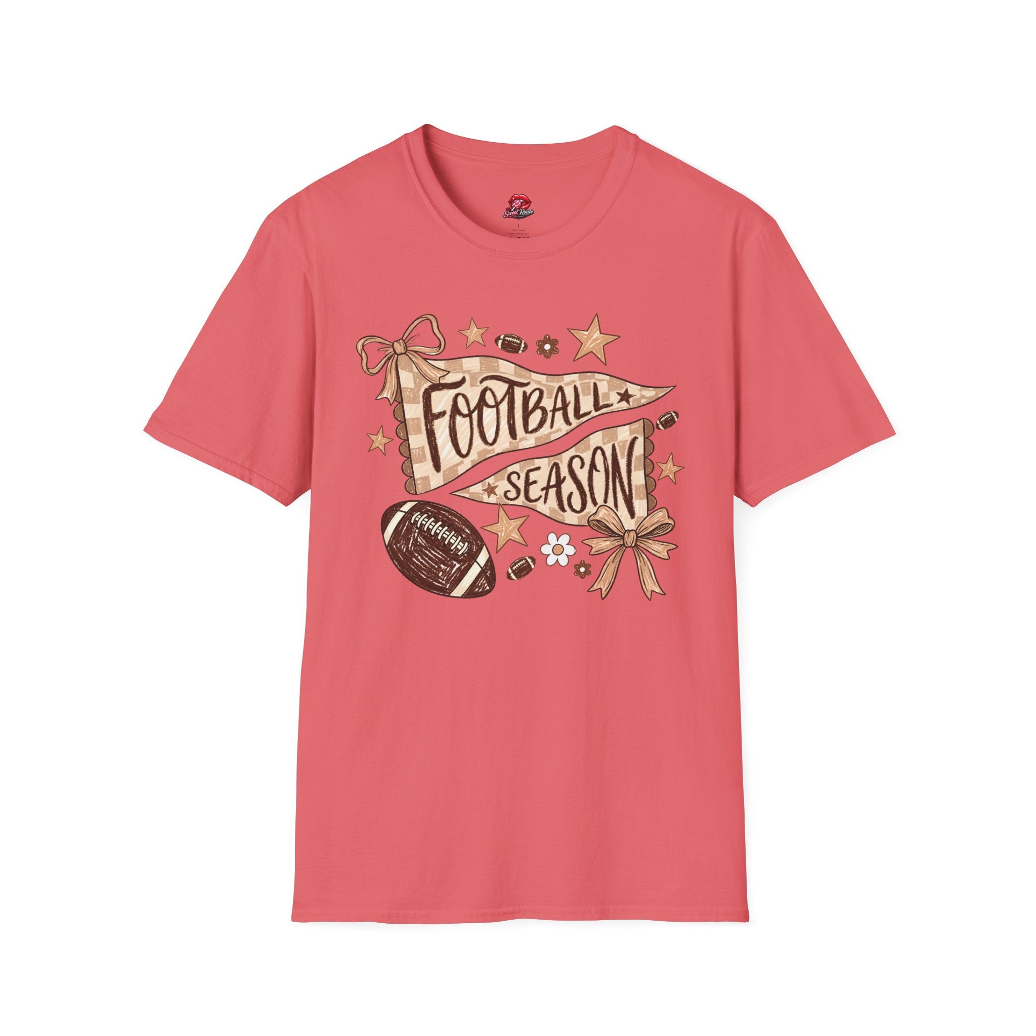 Pennant & Football Game Day Tee
