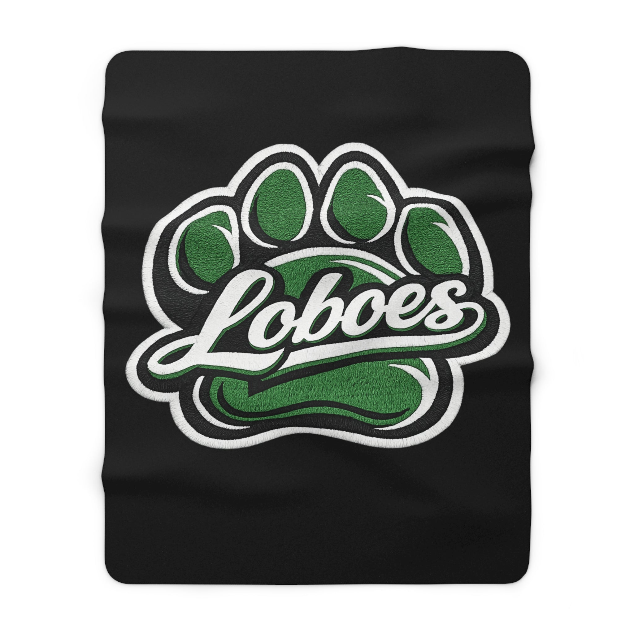 Loboes Paw Sherpa Blanket