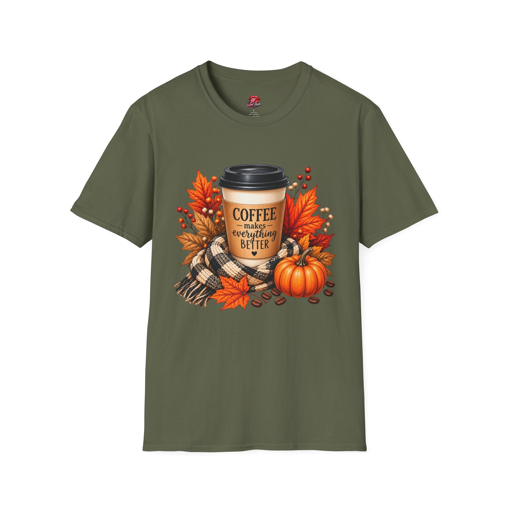 Coffee Makes Everything Better Fall T-Shirt