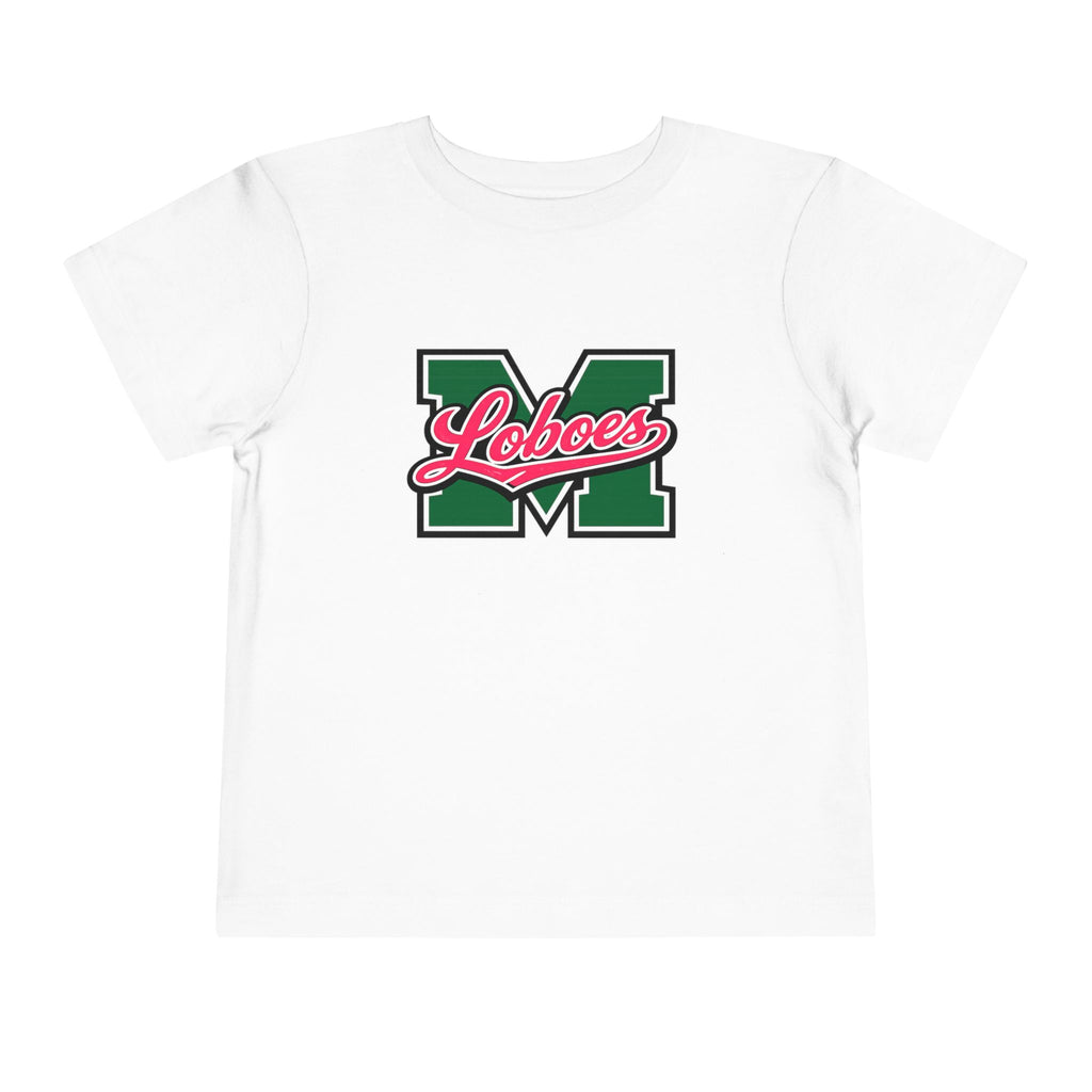 Toddler Tee Green 'M' Loboes School Spirit Shirt