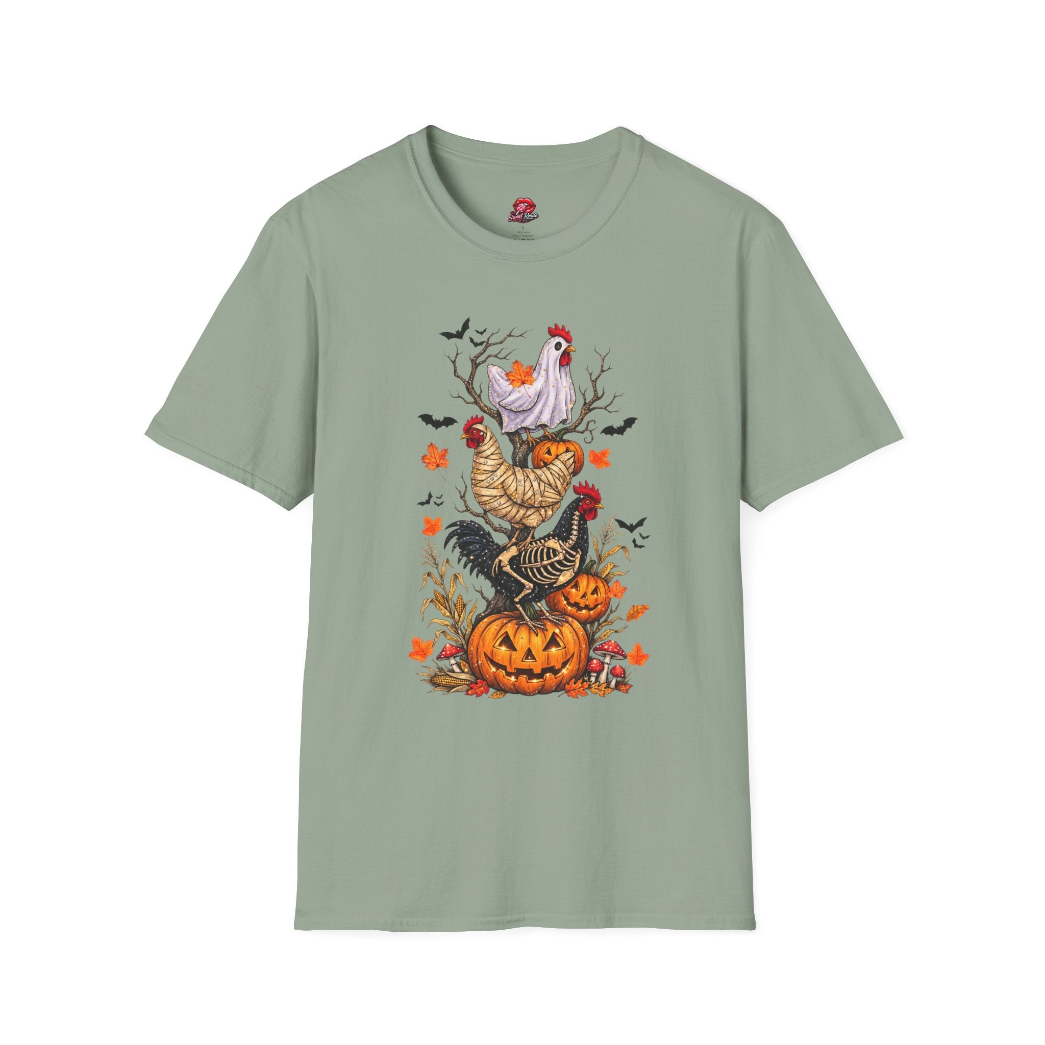 Halloween Chicken Stack T-Shirt