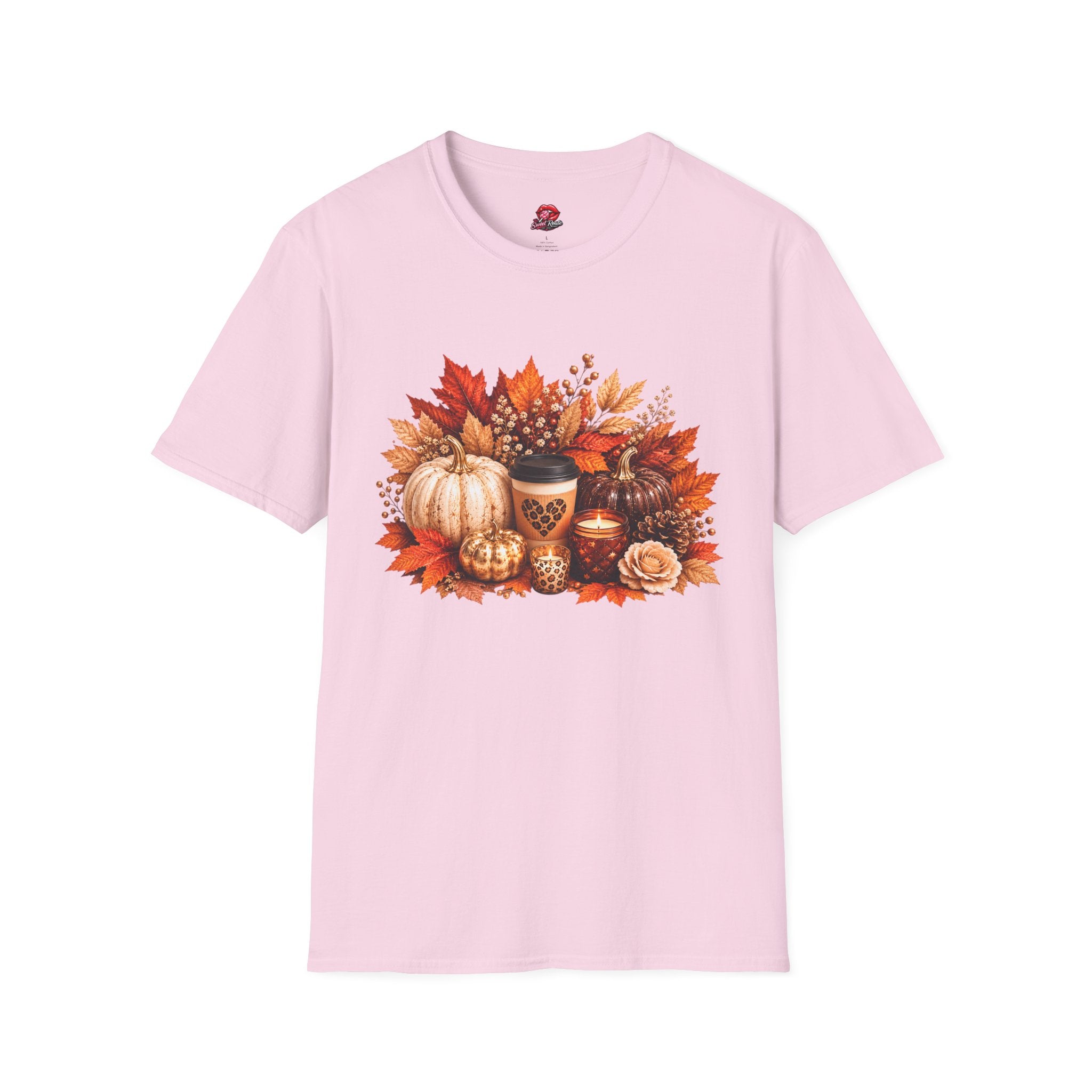 Autumn Pumpkin & Coffee T-Shirt