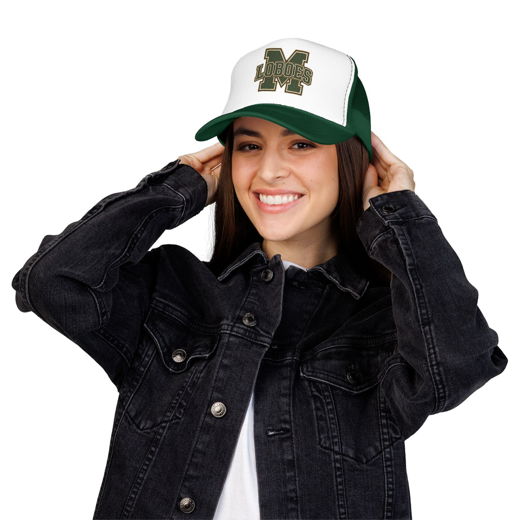 Vintage Loboes M Distressed Foam Trucker Hat